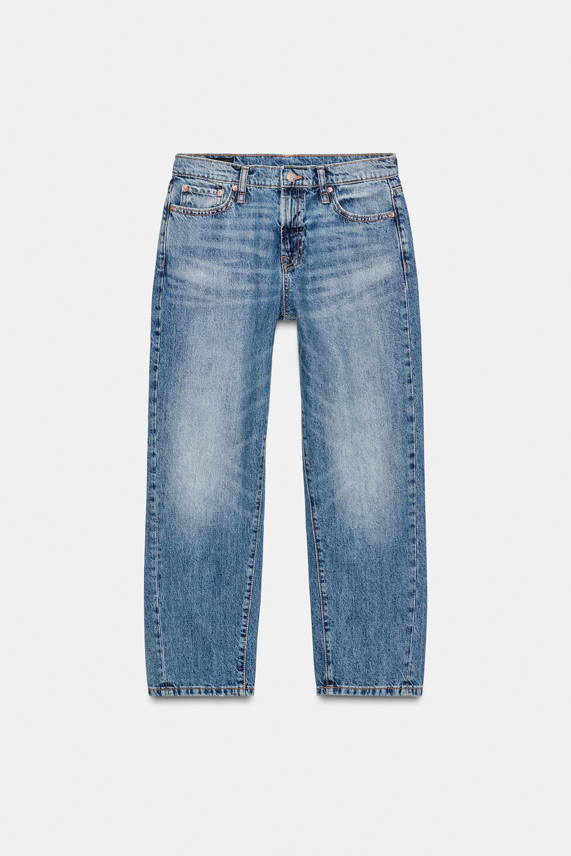 Z1975 CROPPED MID-RISE JEANS by ZARA