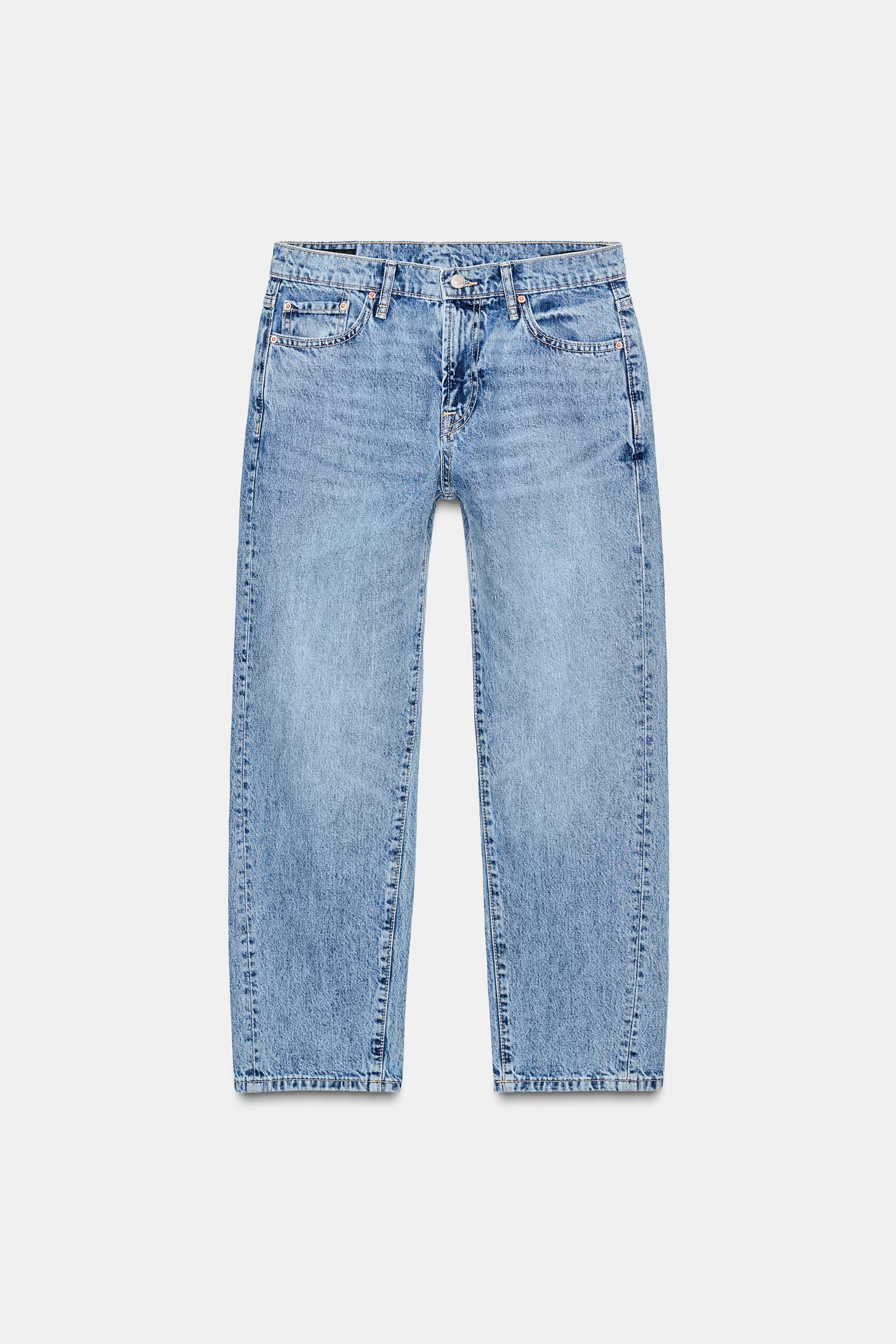 Z1975 CROPPED MID-RISE JEANS by ZARA