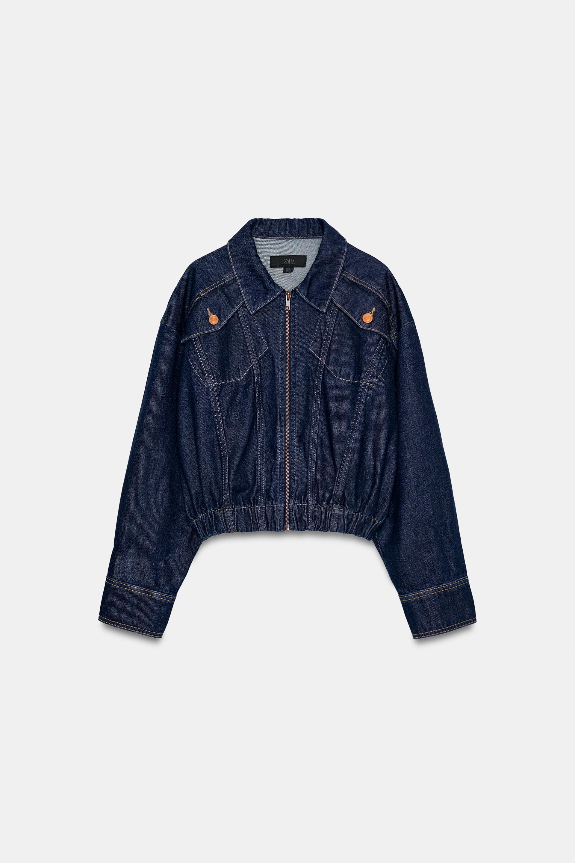 Z1975 DENIM BOMBER JACKET by ZARA