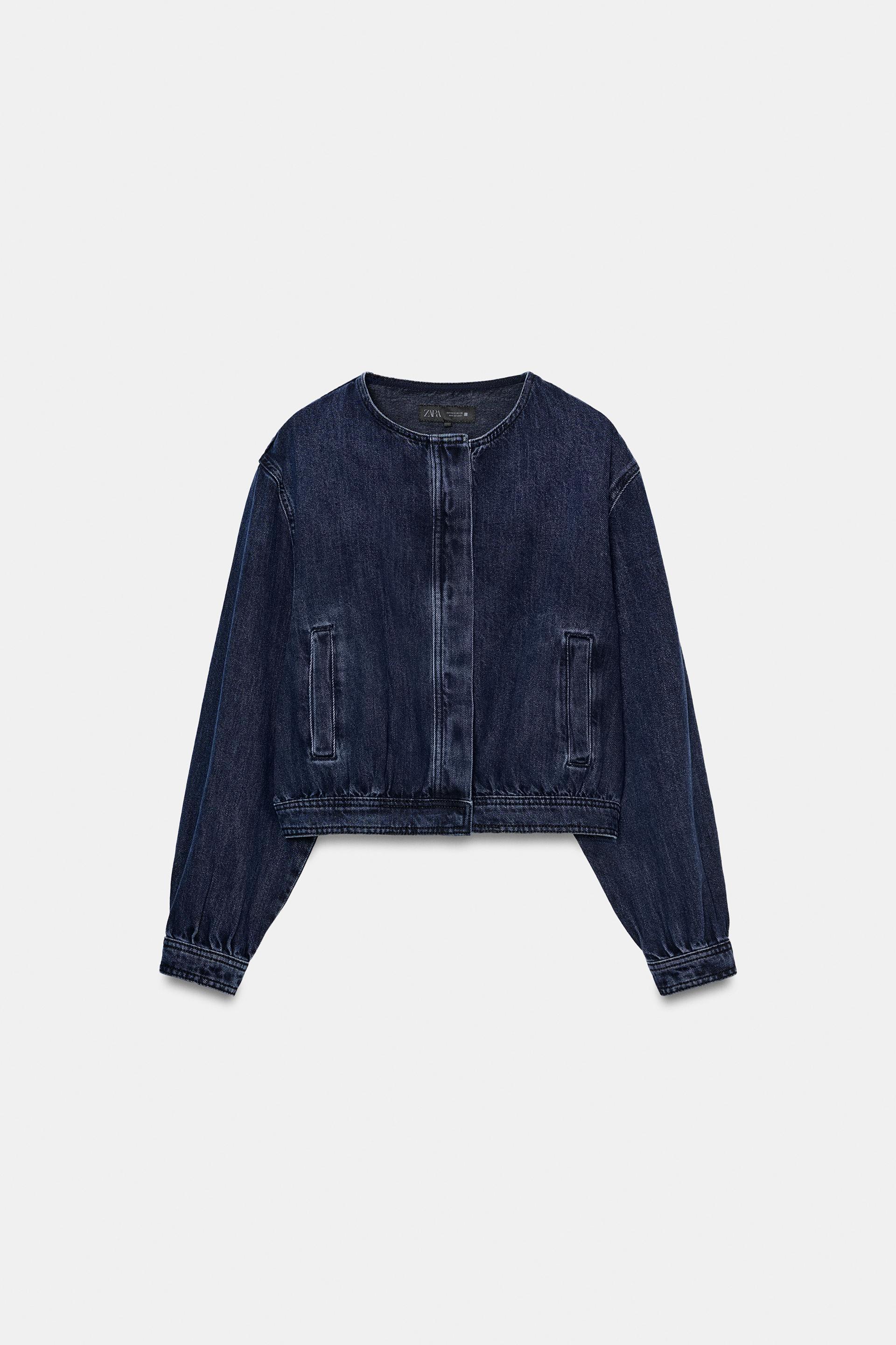 Z1975 DENIM BOMBER JACKET by ZARA