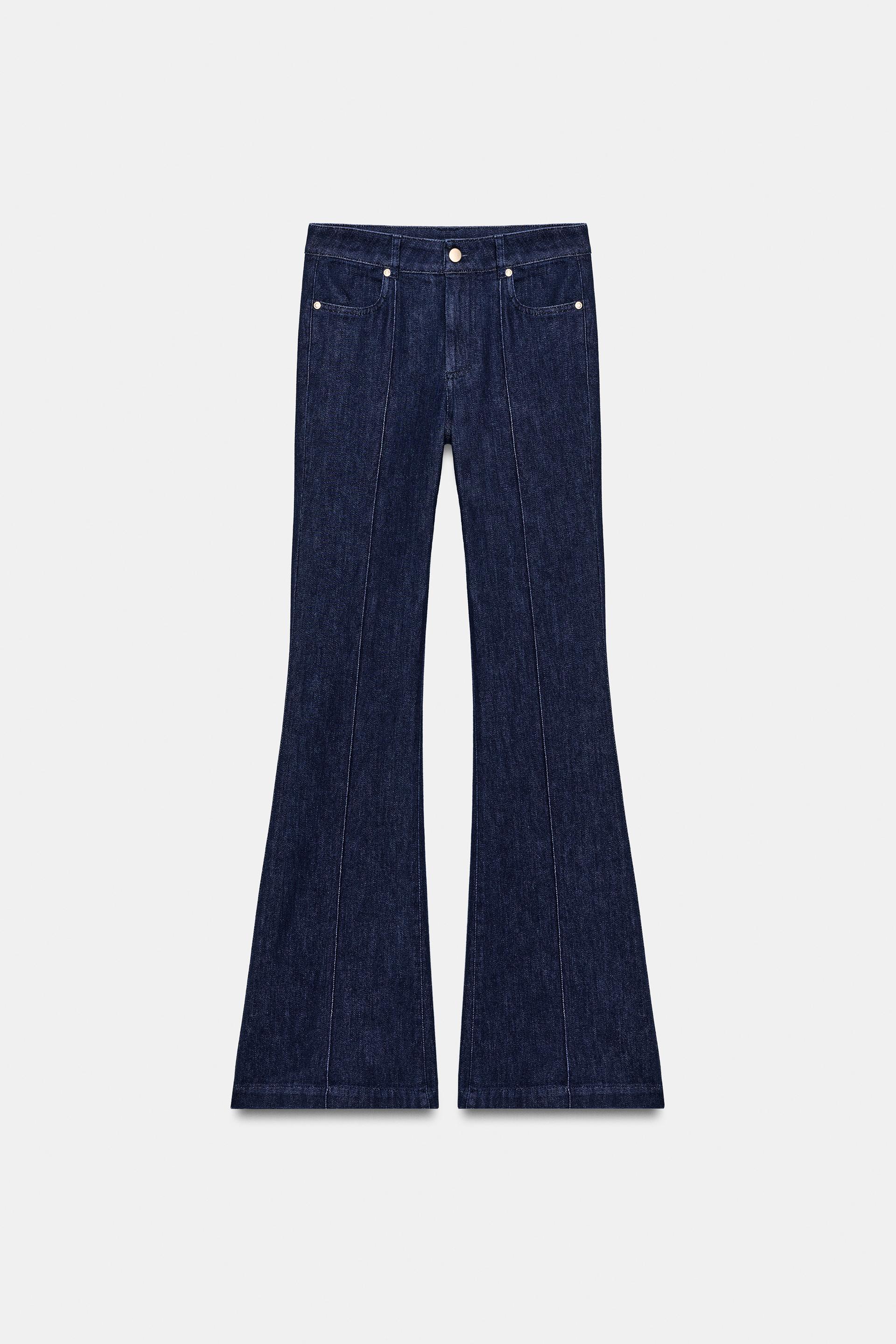 Z1975 FLARED PINCH-SEAM PANTS by ZARA