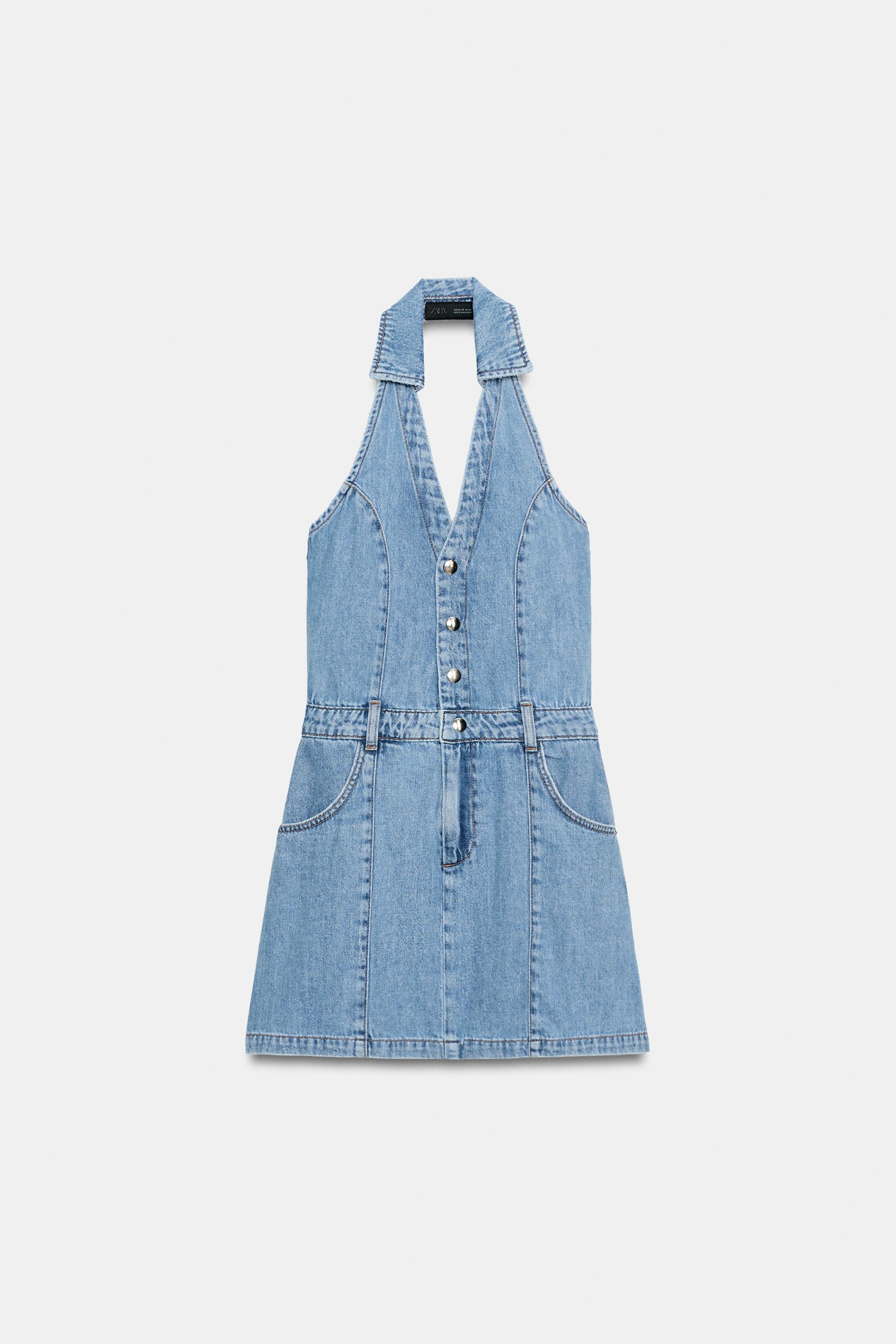 Z1975 HALTER MINI DRESS by ZARA