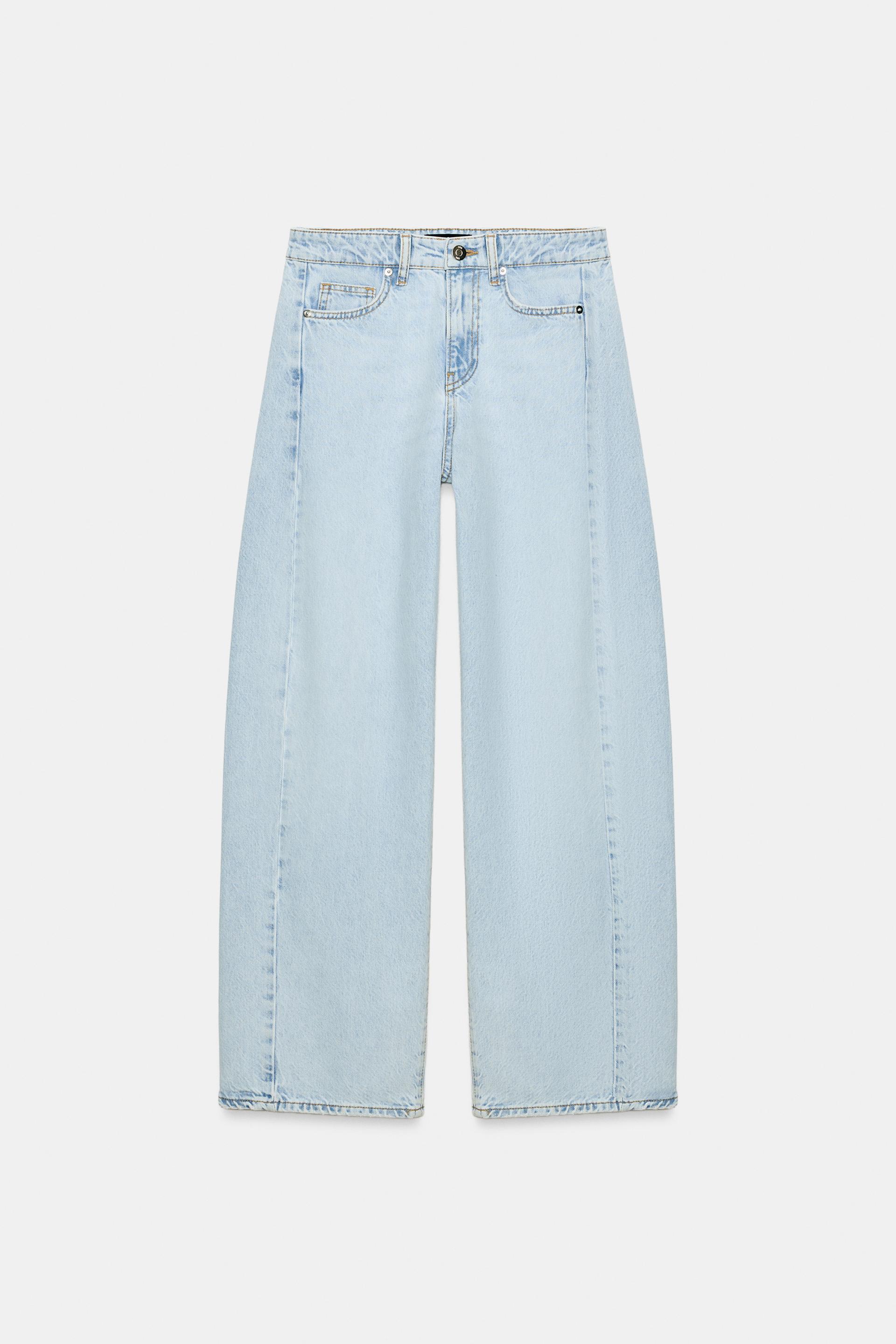 Z1975 HI-RISE FRONT SEAM JEANS by ZARA