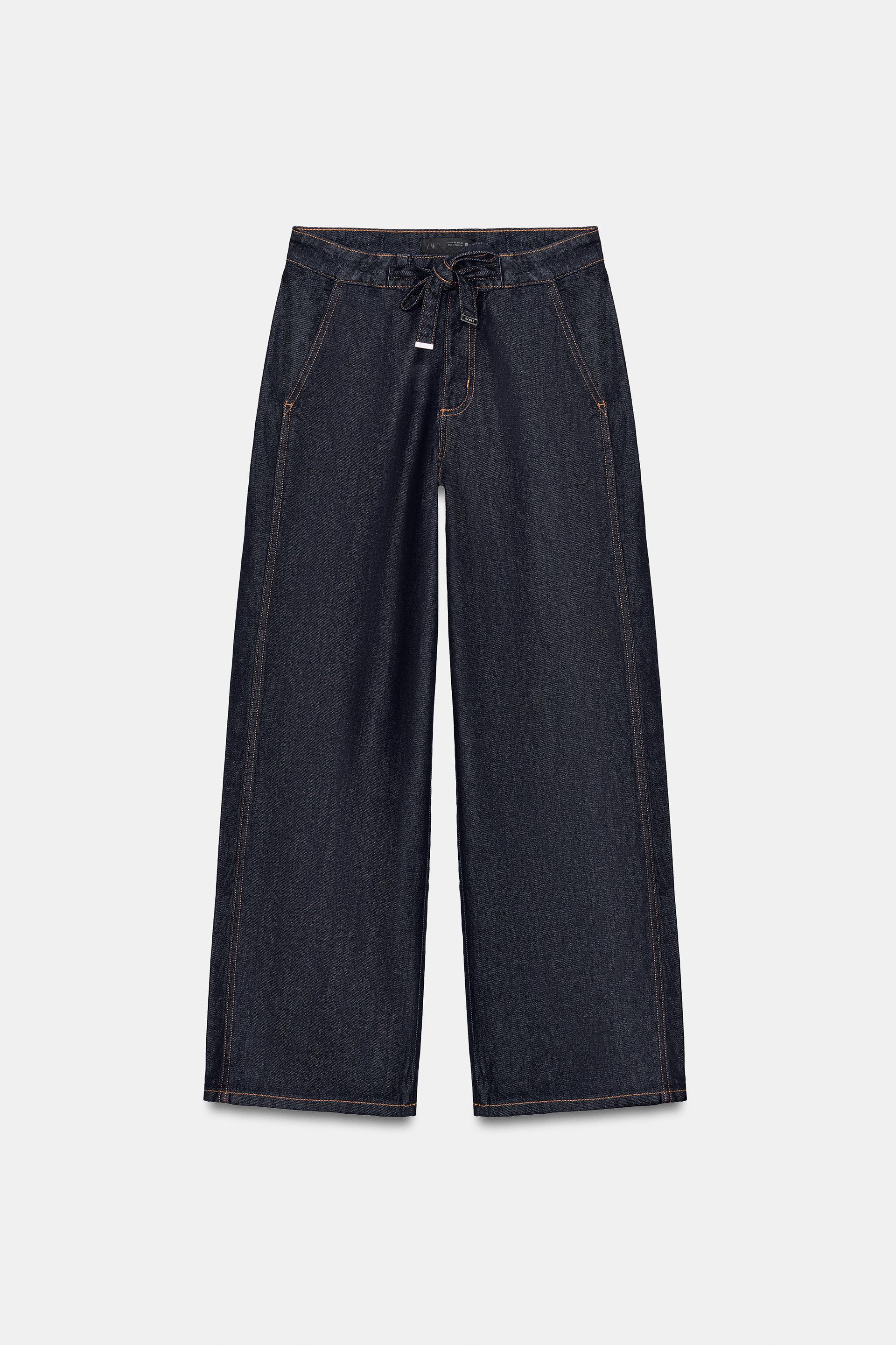 Z1975 HIGH WAIST JOGGER WIDE LEG JEANS by ZARA