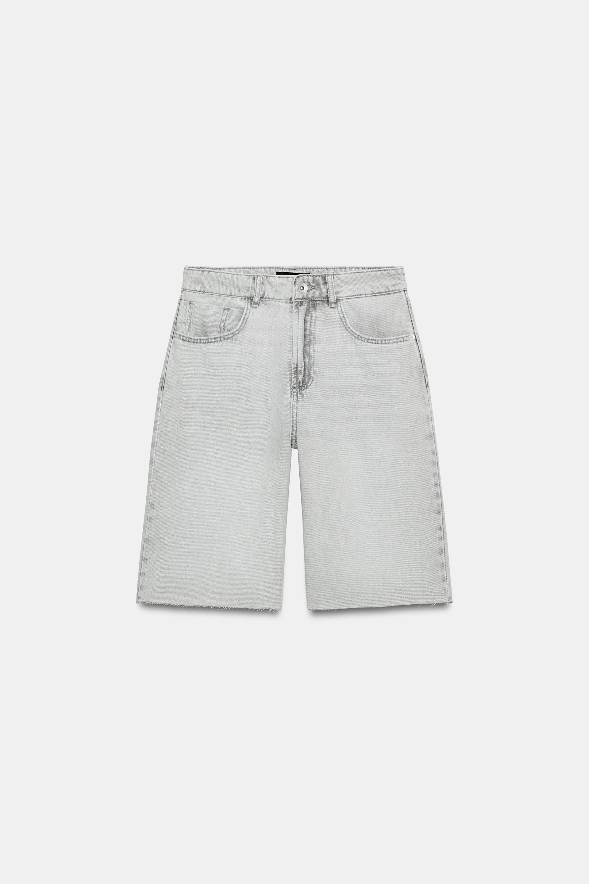 Z1975 MID-RISE DENIM SHORTS by ZARA