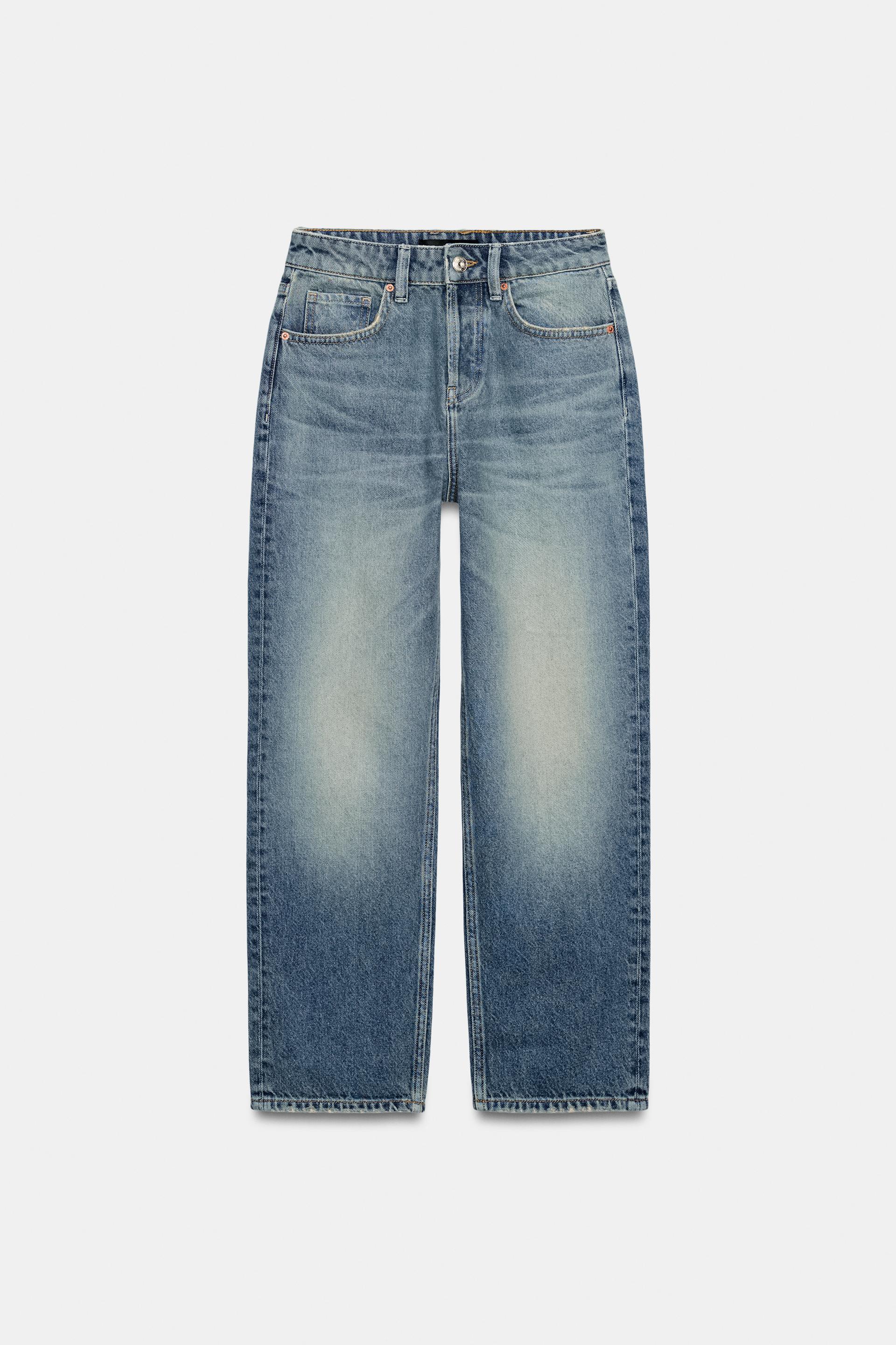 Z1975 MID-RISE SLIM CROPPED JEANS by ZARA