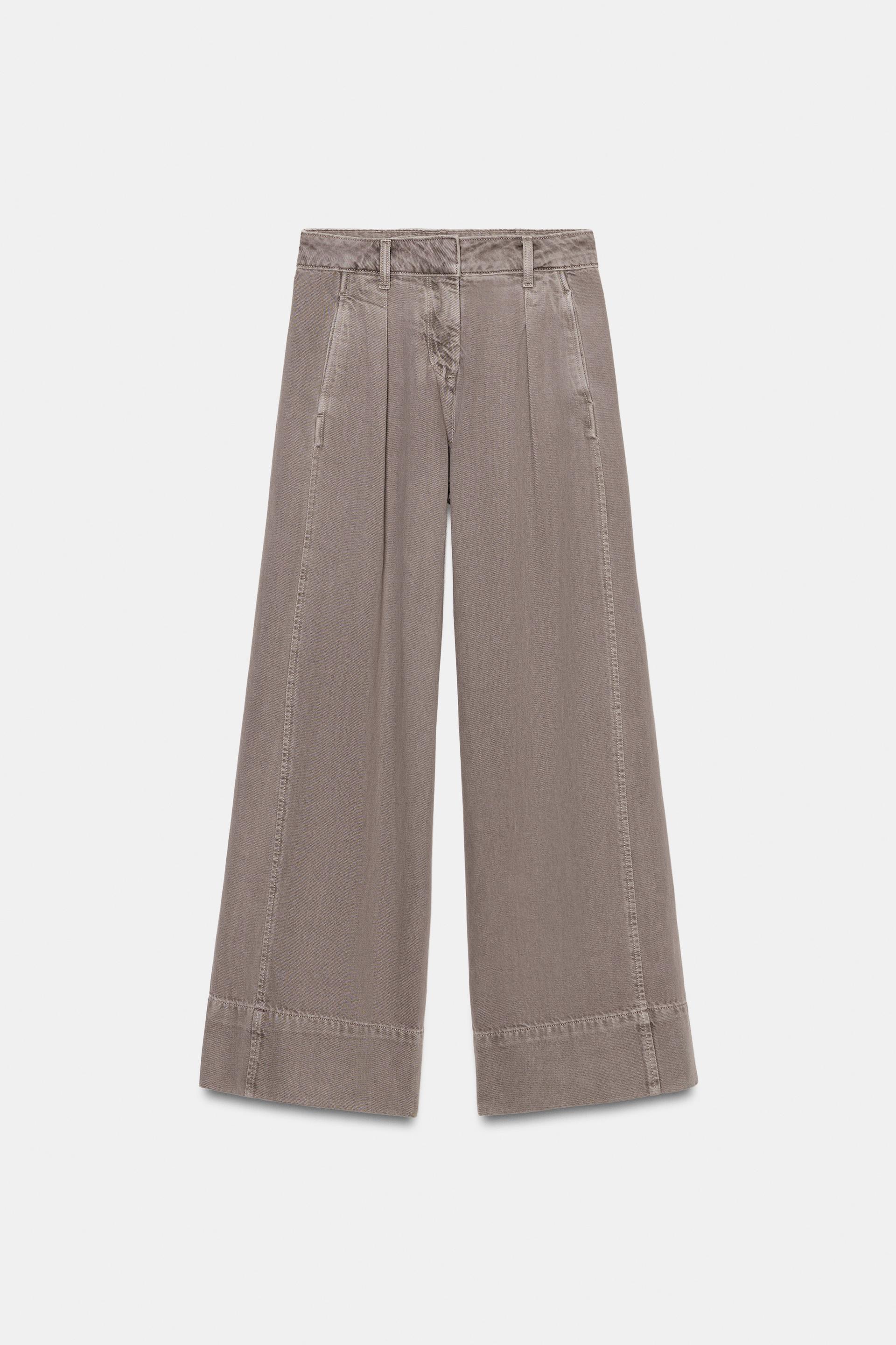 Z1975 MID-RISE WIDE LEG DART JEANS by ZARA