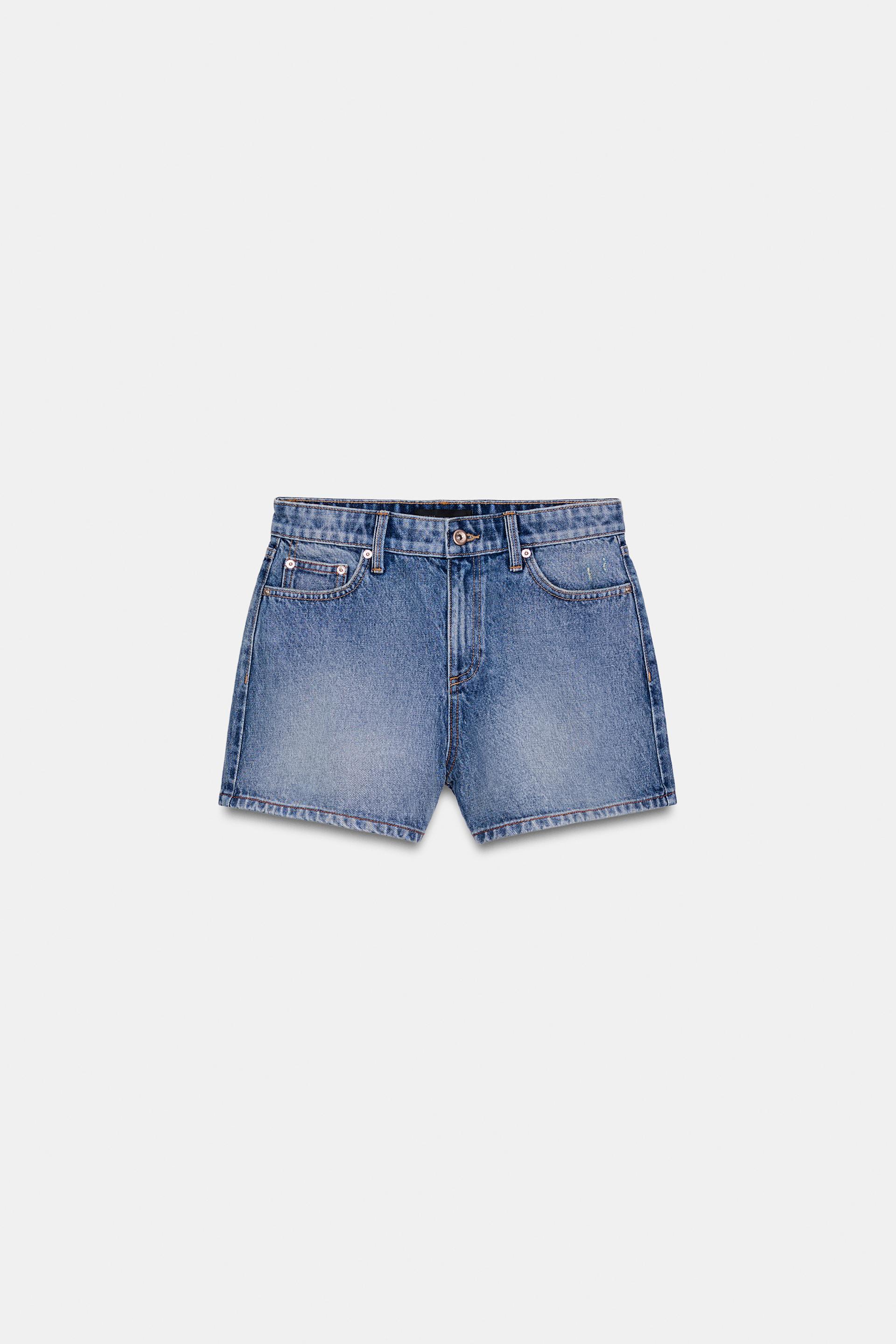 Z1975 MOM FIT MID-RISE SHORTS by ZARA