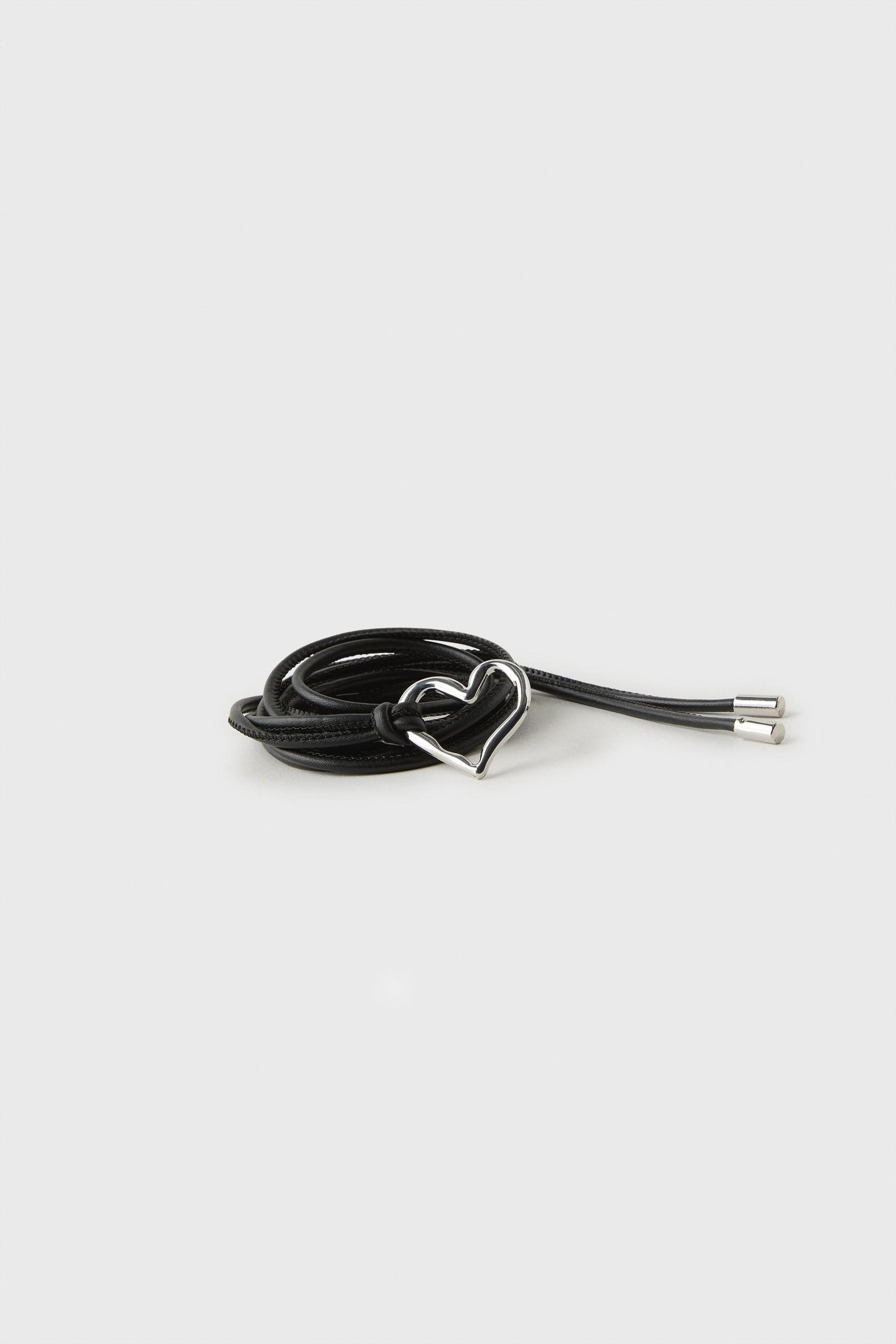 Z3D HEART CORD BELT by ZARA