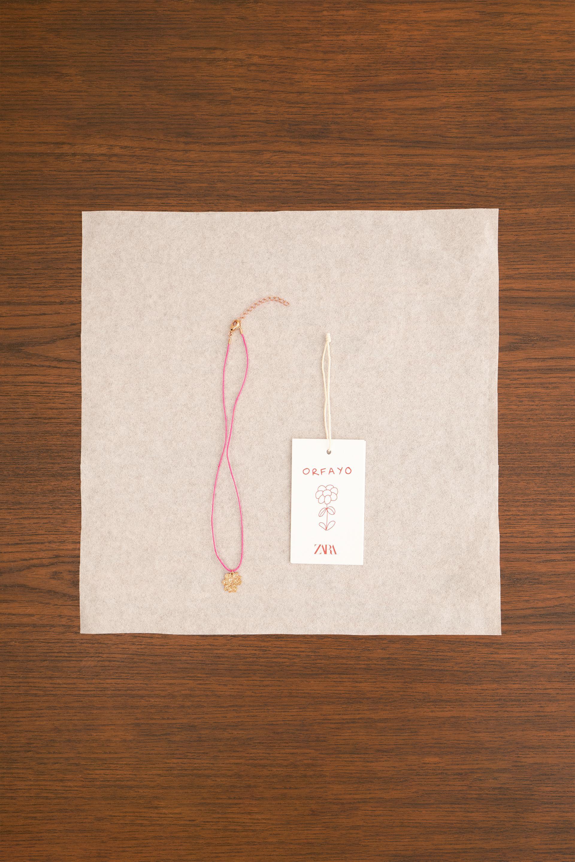 ZARA TIMELESS - 24K FLOWER NECKLACE ORFAYO © by ZARA