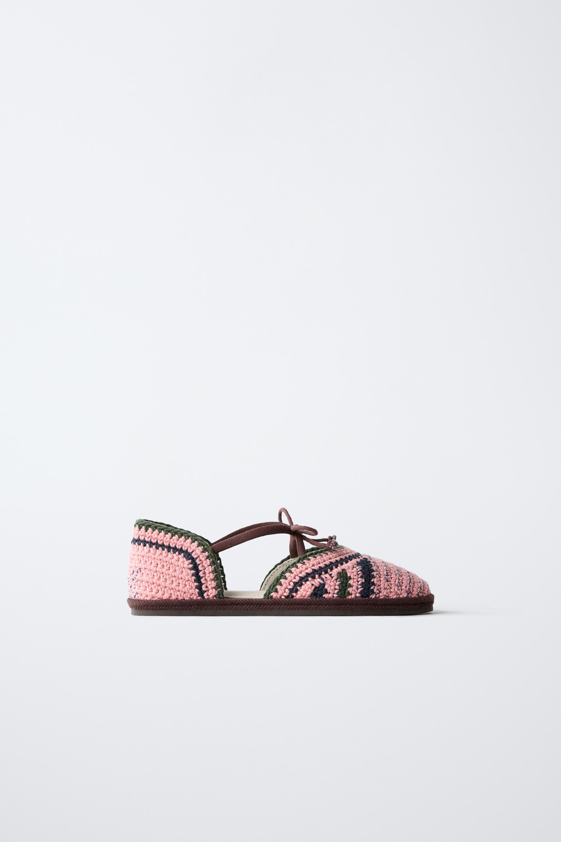 ZARA TIMELESS - CROCHETED BALLET FLATS by ZARA