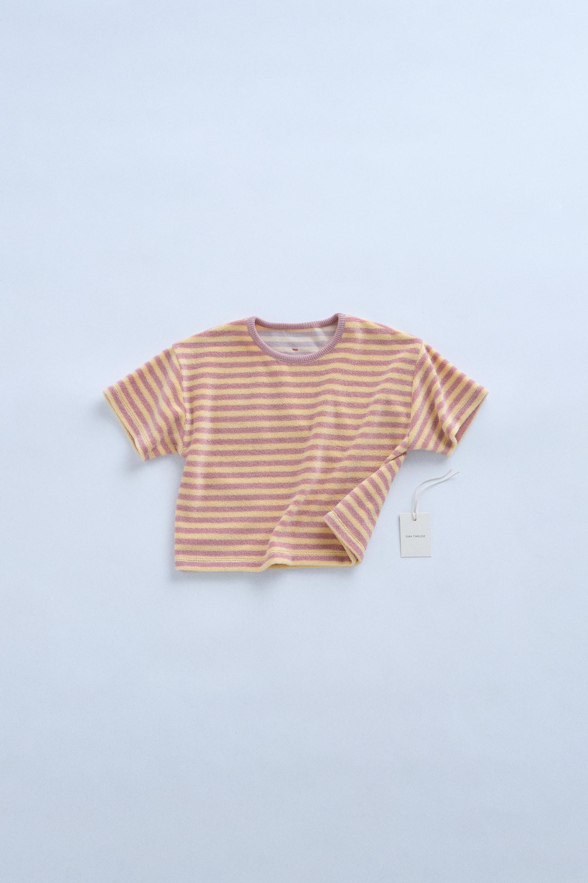 ZARA TIMELESS - STRIPED TERRY T-SHIRT by ZARA