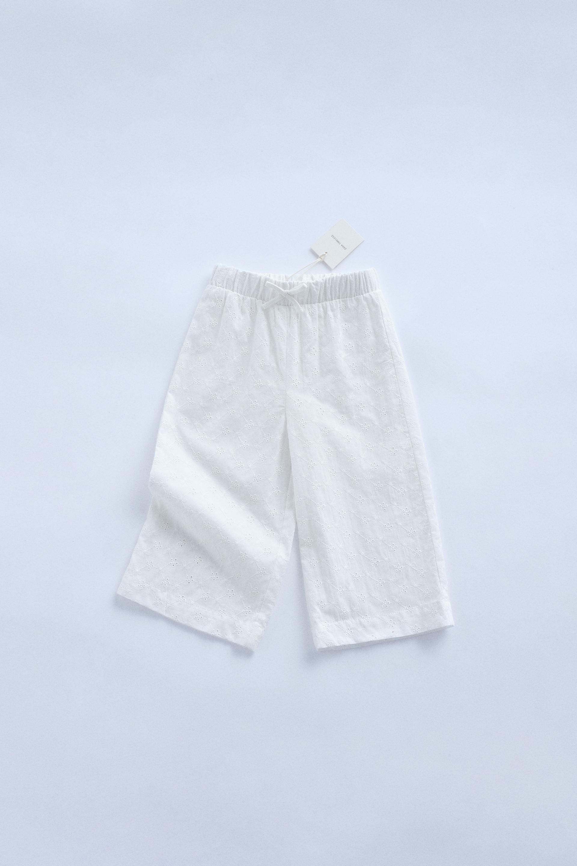 ZARA TIMELESS - SWISS EMBROIDERED CULOTTES by ZARA