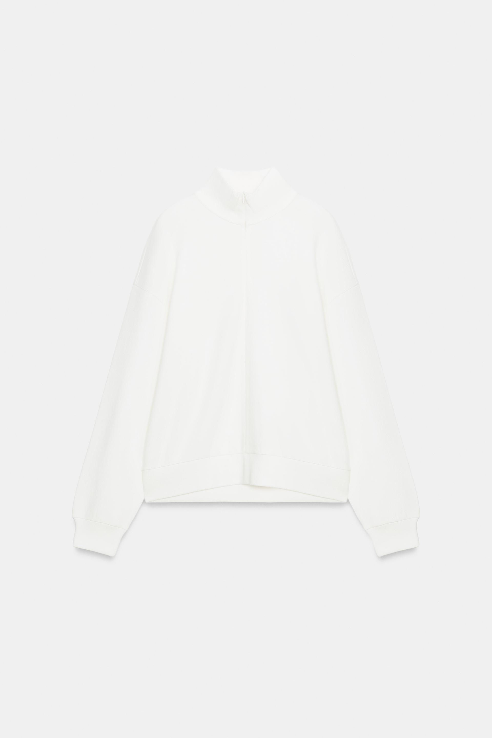 ZIP SWEAT-SHIRT by ZARA