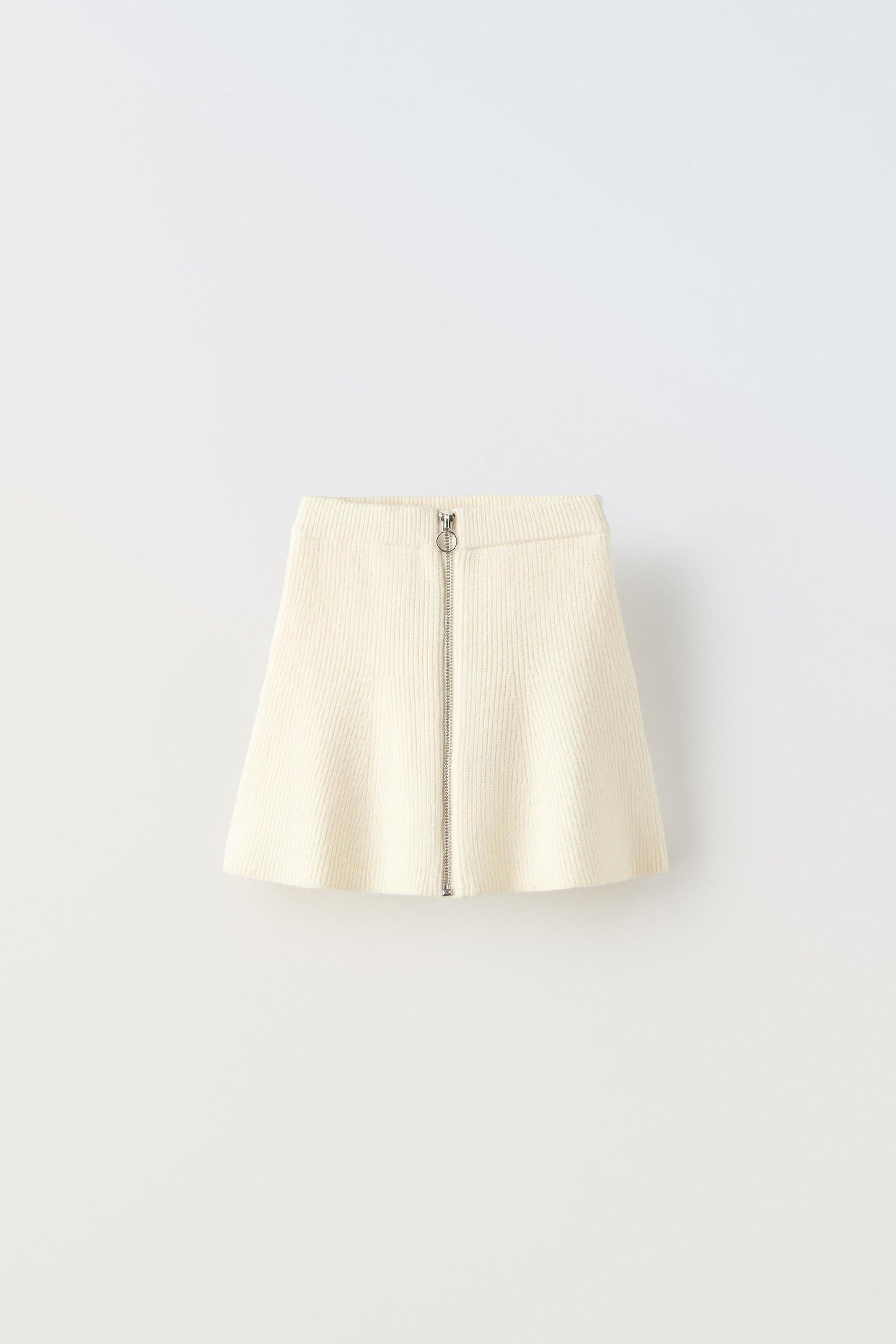 ZIPPERED KNIT SKIRT by ZARA