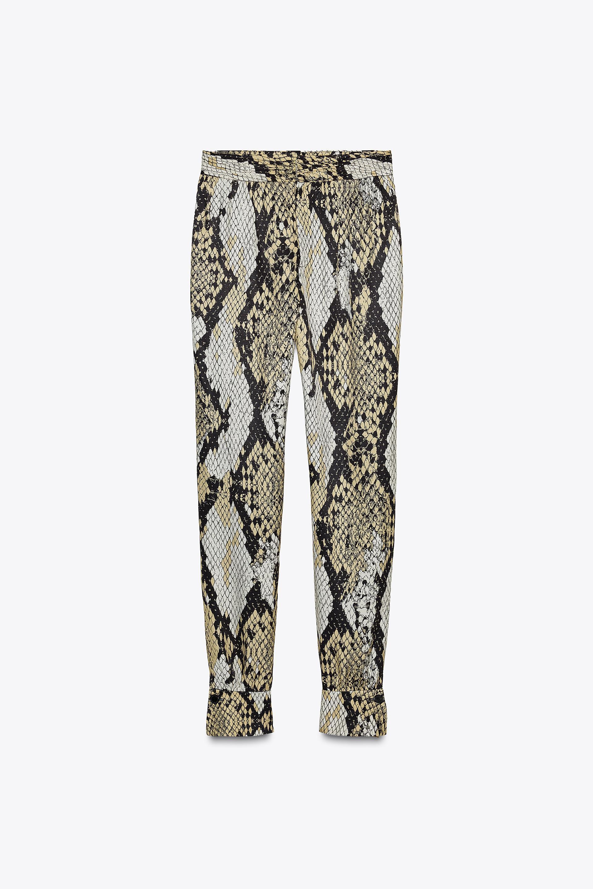 ZW COLLECTION ANIMAL PRINT PANTS by ZARA