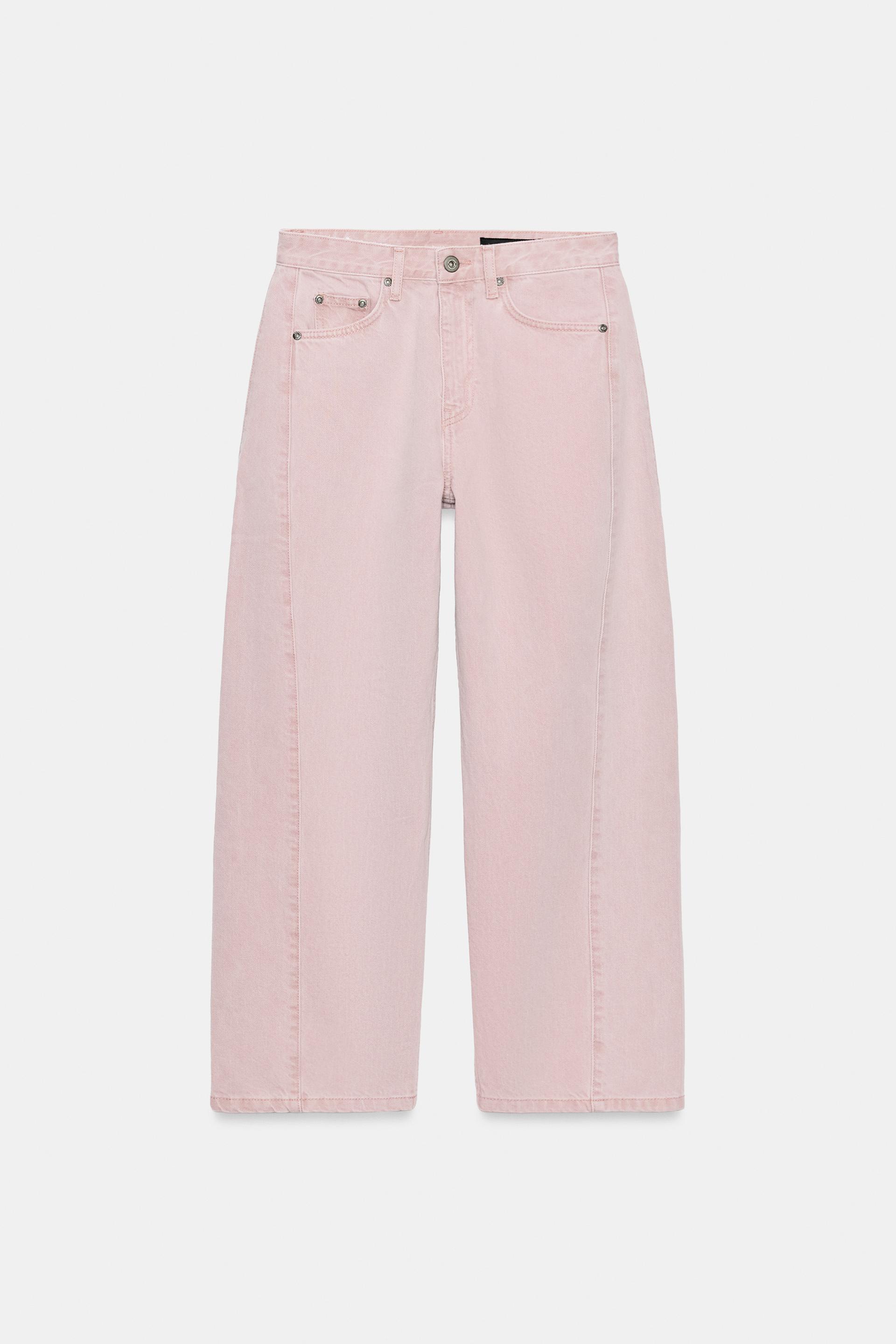 ZW COLLECTION ANKLE RELAXED MID-RISE JEANS by ZARA