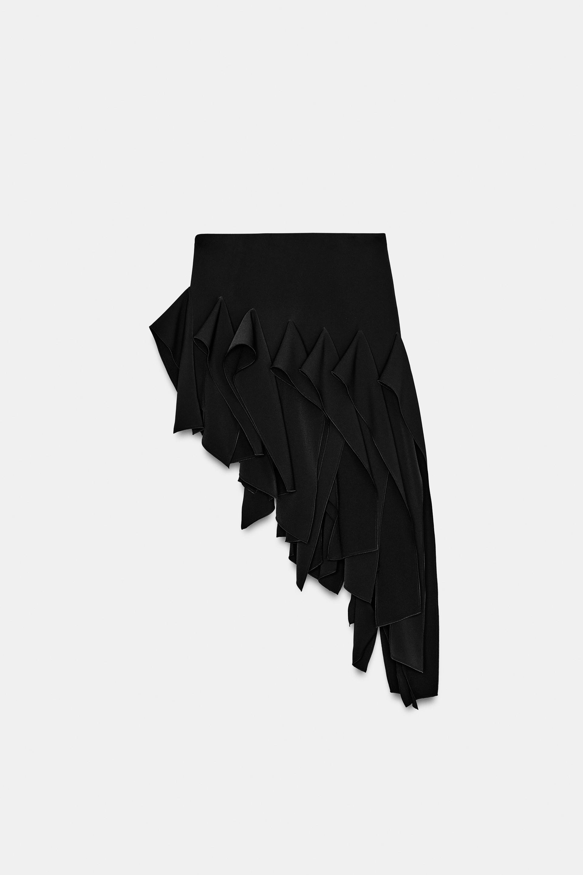 ZW COLLECTION ASYMMETRIC SKIRT by ZARA