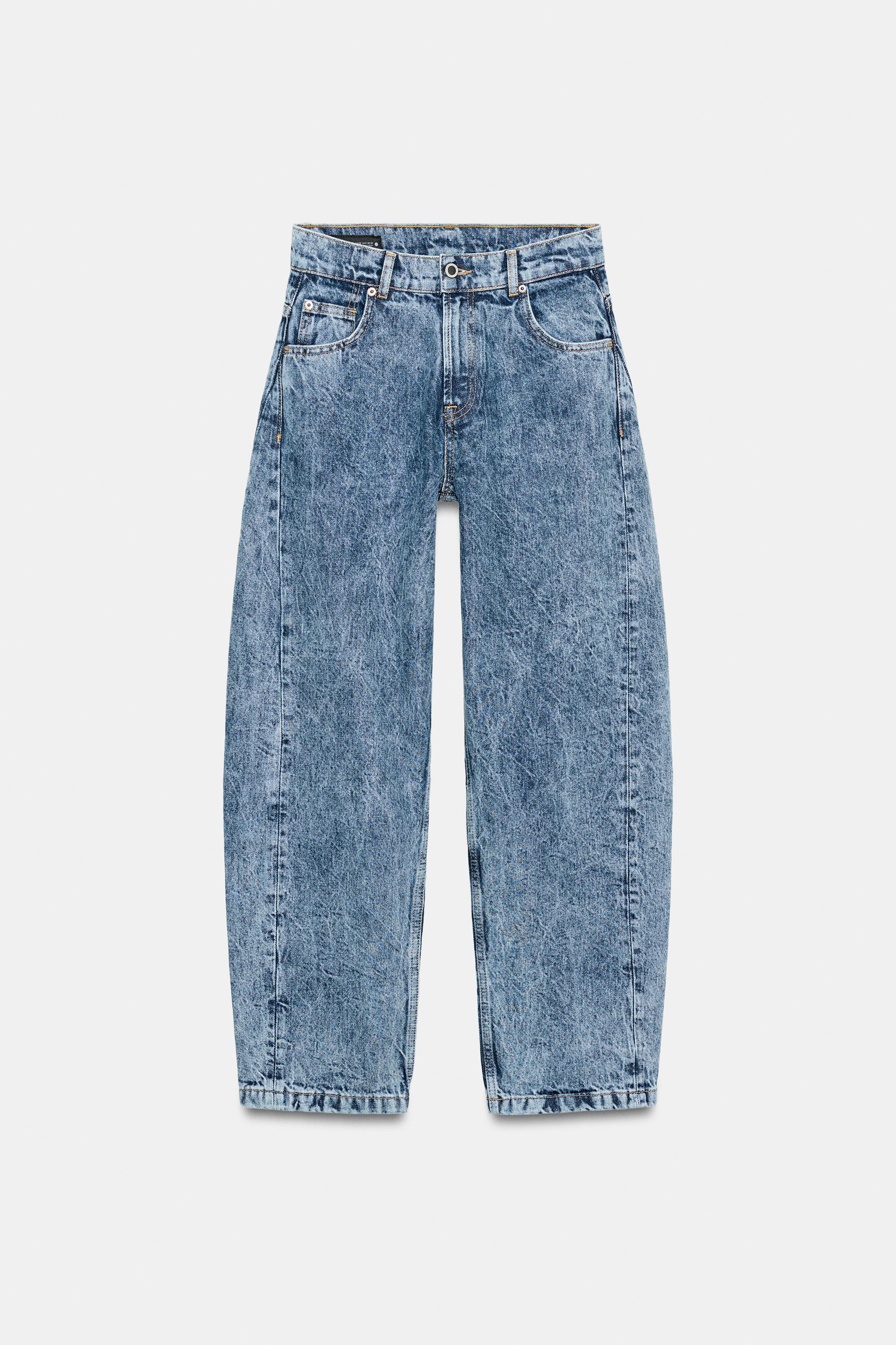 ZW COLLECTION BALLOON HIGH-WAIST JEANS by ZARA