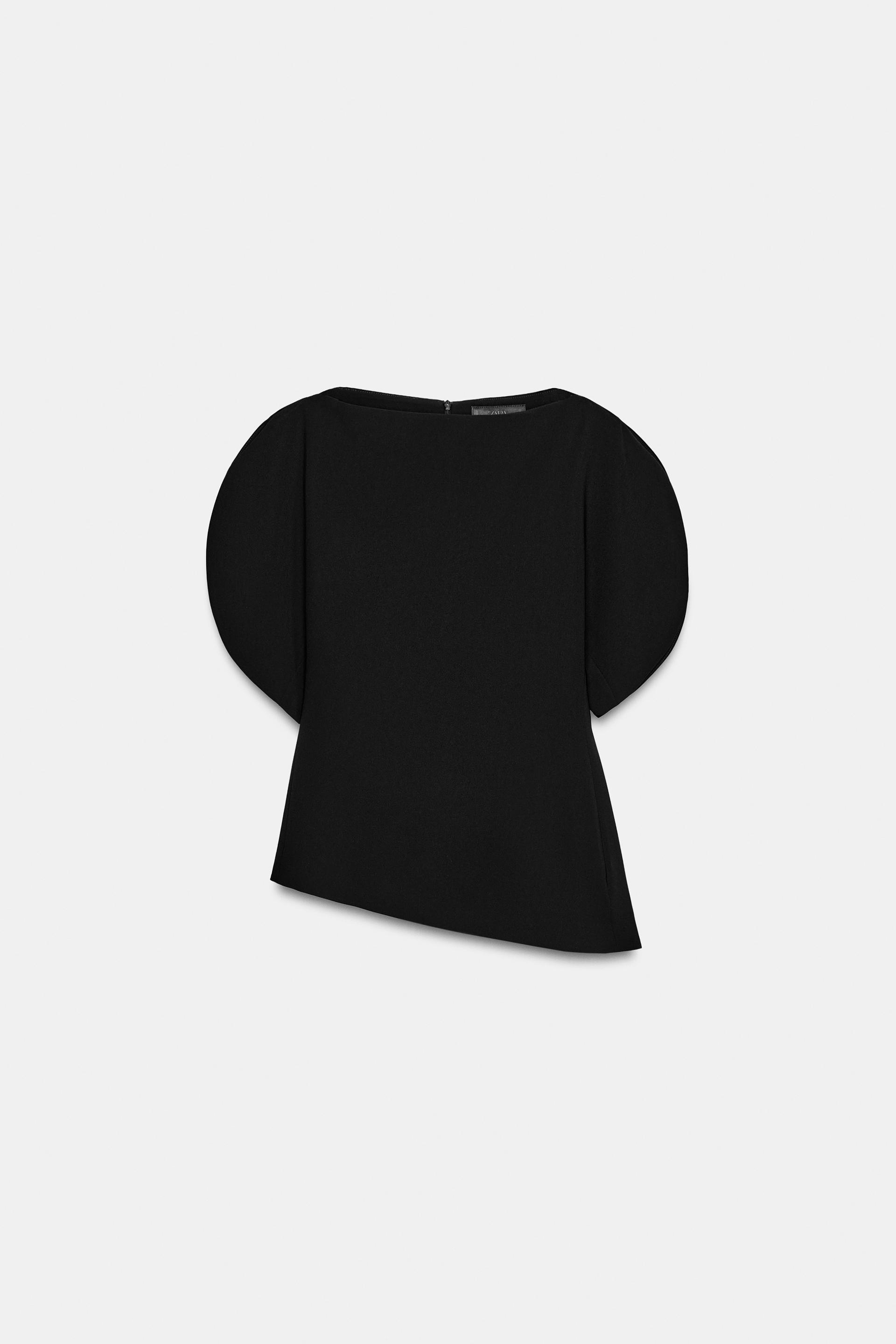 ZW COLLECTION BALLOON SLEEVE TOP by ZARA