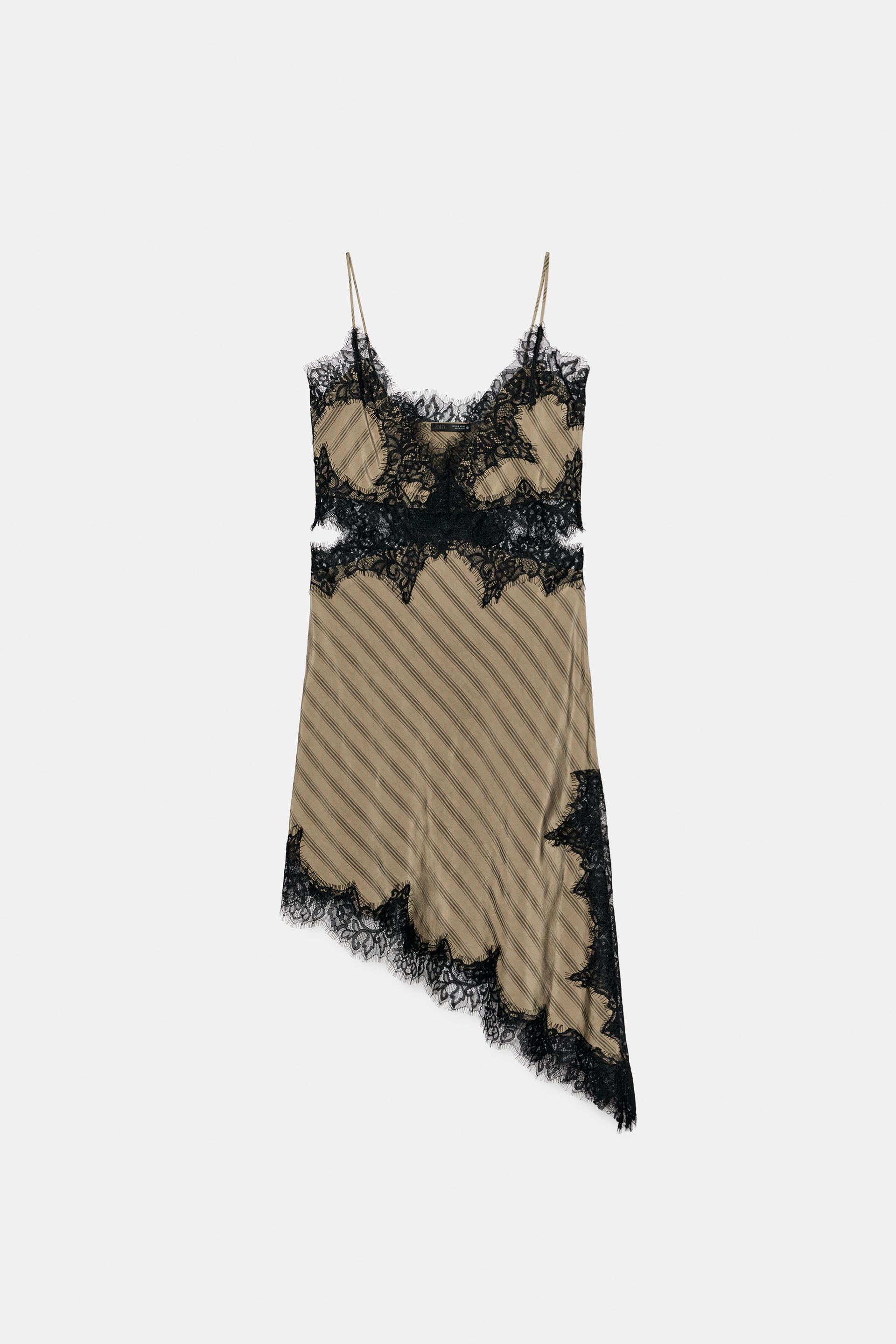 ZW COLLECTION CUT-OUT SLIP DRESS by ZARA