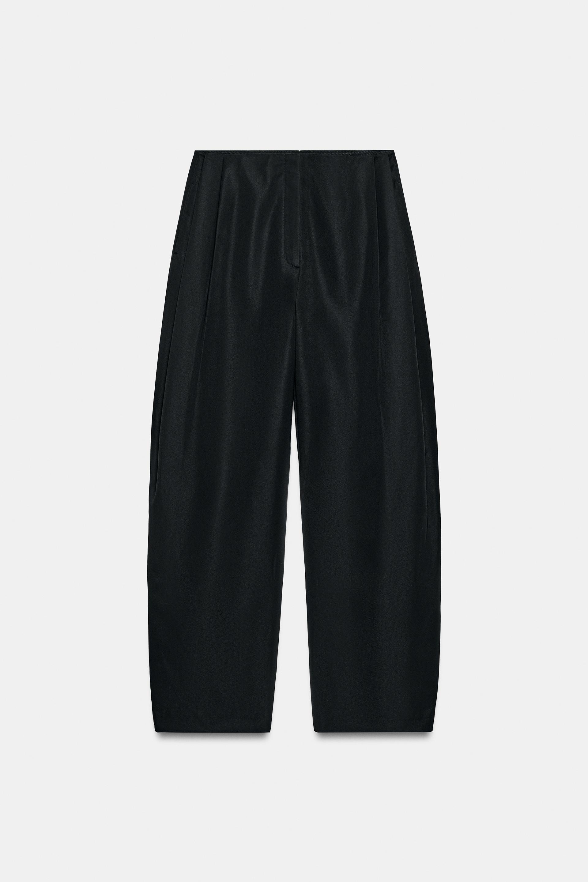 ZW COLLECTION DARTED WIDE-LEG PANTS by ZARA