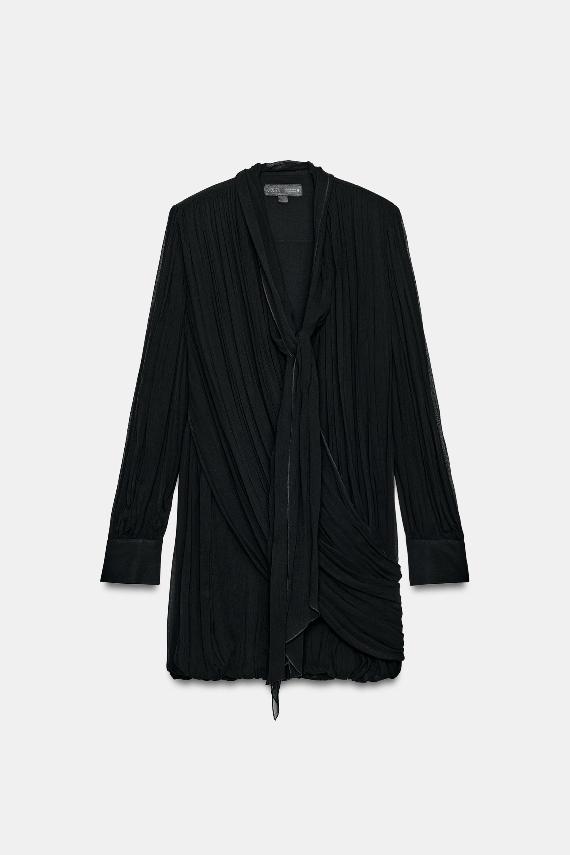ZW COLLECTION DRAPED MINI DRESS by ZARA