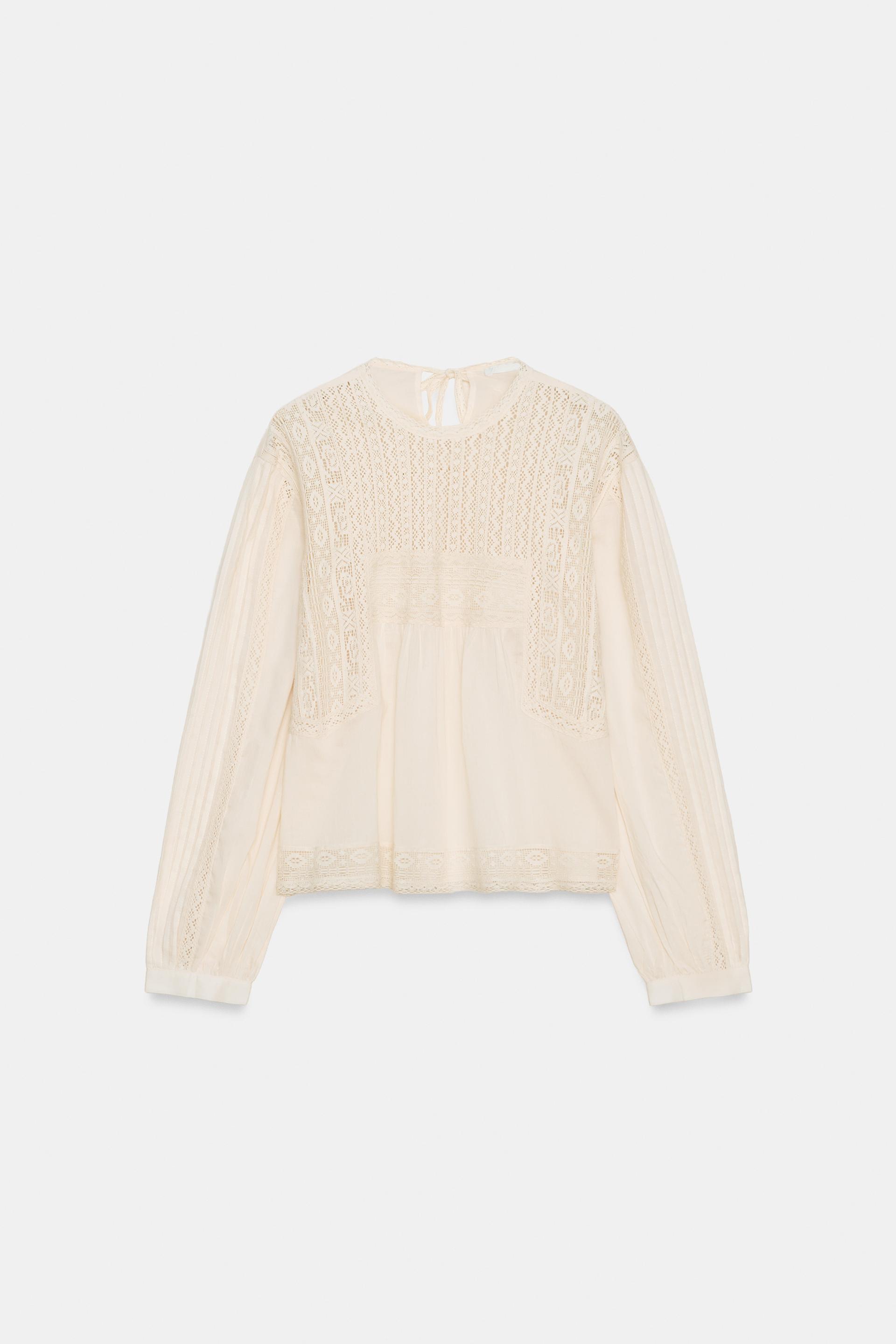 ZW COLLECTION EMBROIDERED SHIRT by ZARA