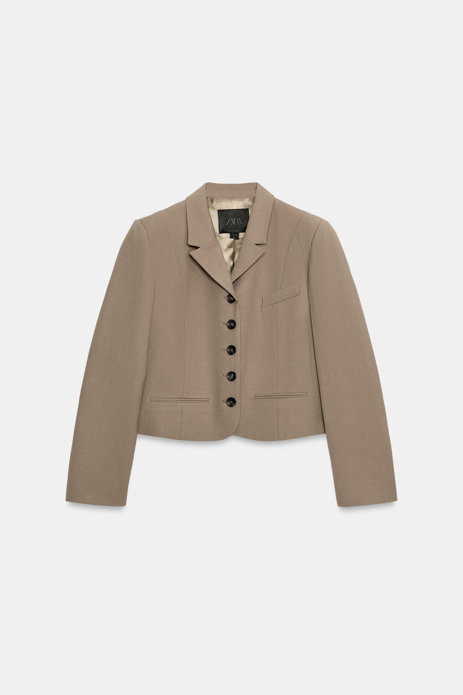 ZW COLLECTION FITTED BUTTON BLAZER by ZARA