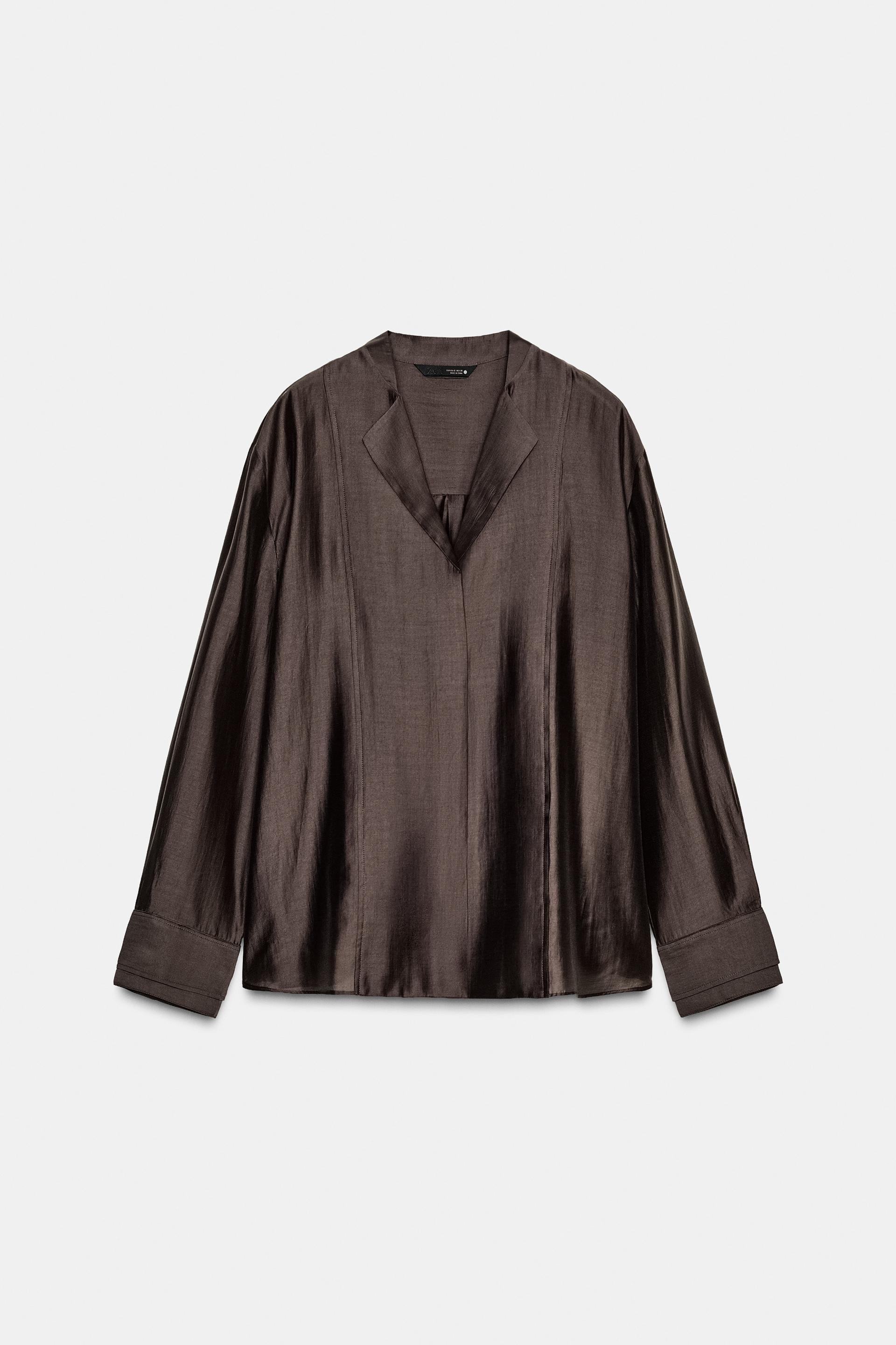 ZW COLLECTION FLOWY SHIRT by ZARA