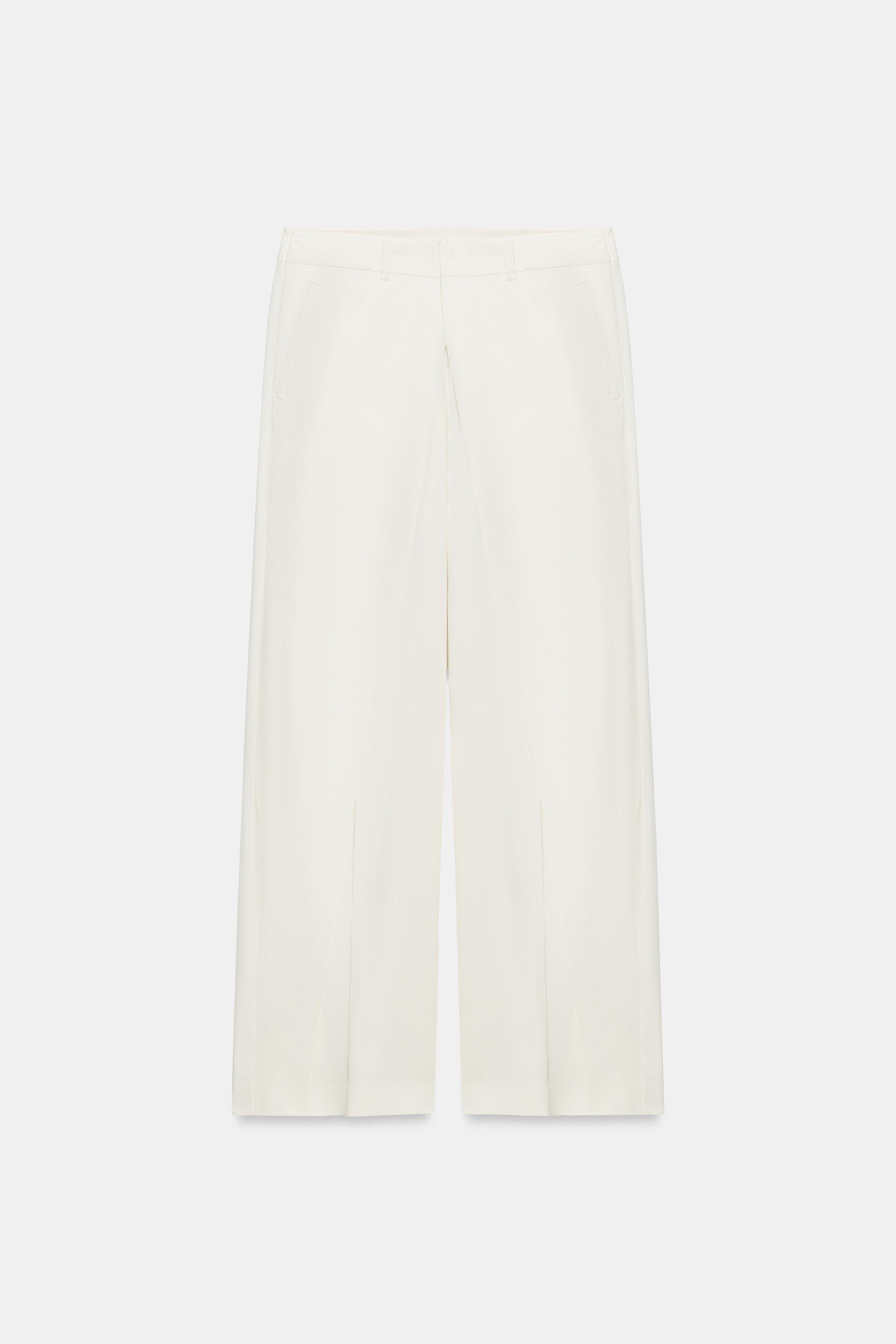 ZW COLLECTION FRONT PLEATED PANTS by ZARA