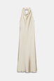 ZW COLLECTION HALTER SATIN MIDI DRESS by ZARA ZW COLLECTION HALTER SATIN MIDI DRESS by ZARA