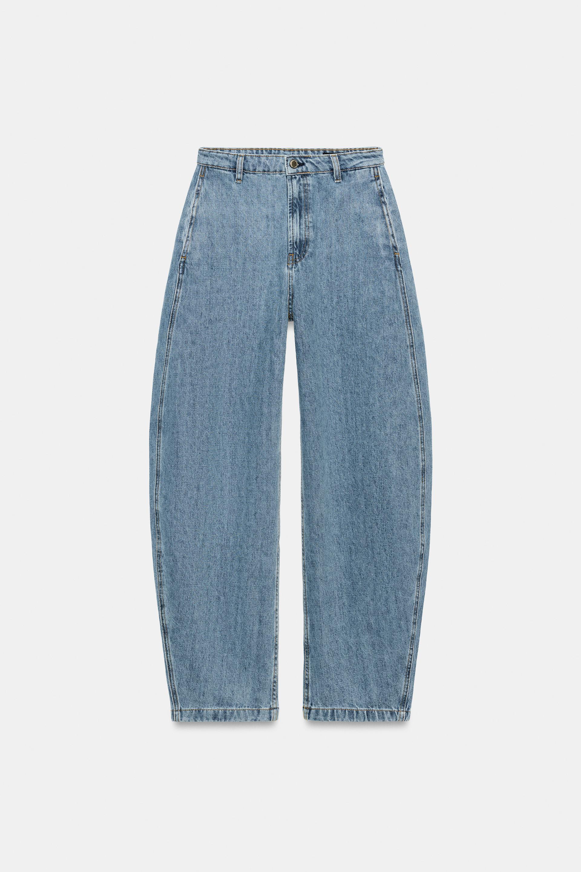 ZW COLLECTION HIGH-RISE BALLOON JEANS by ZARA