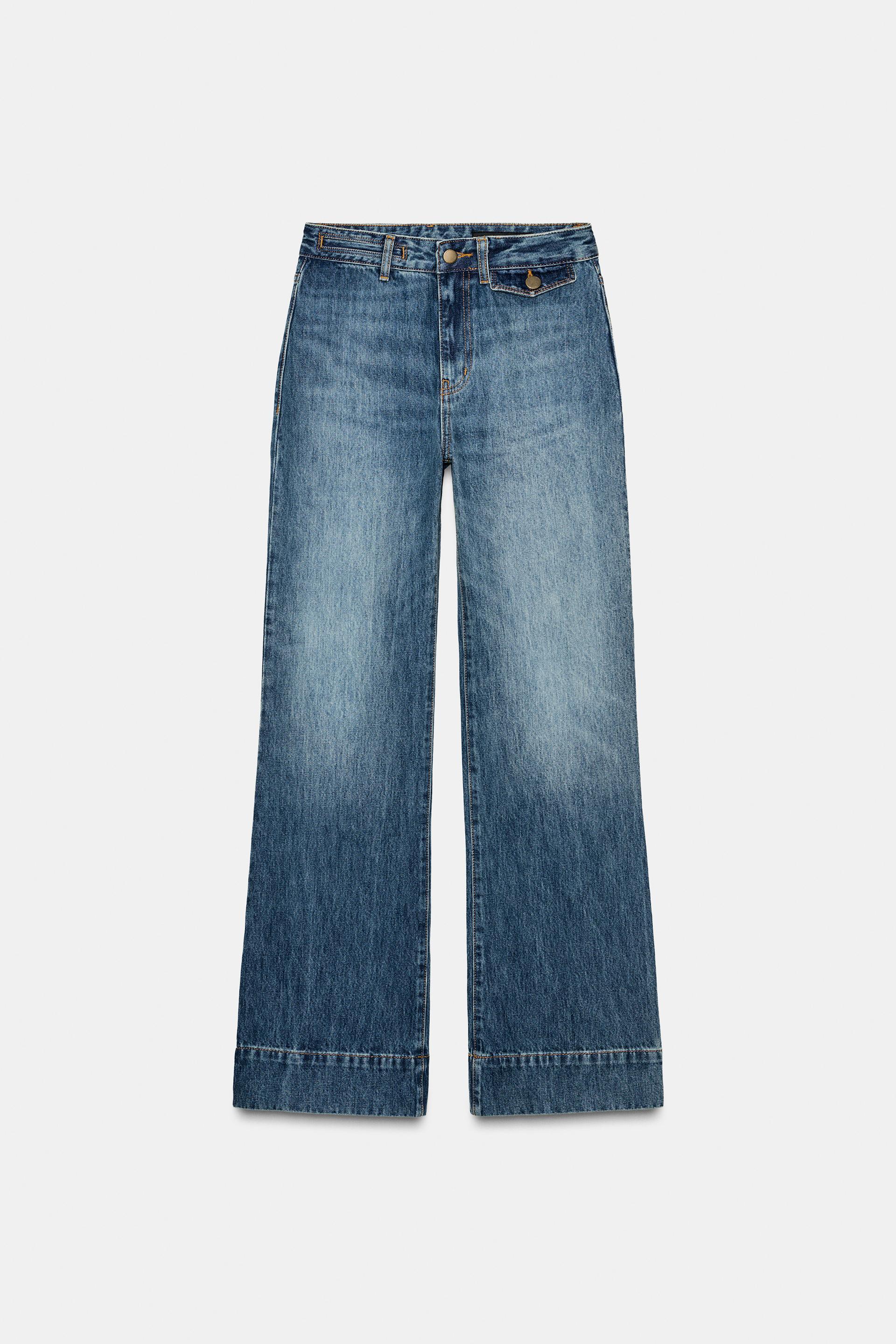 ZW COLLECTION HIGH-WAIST FLARE JEANS by ZARA