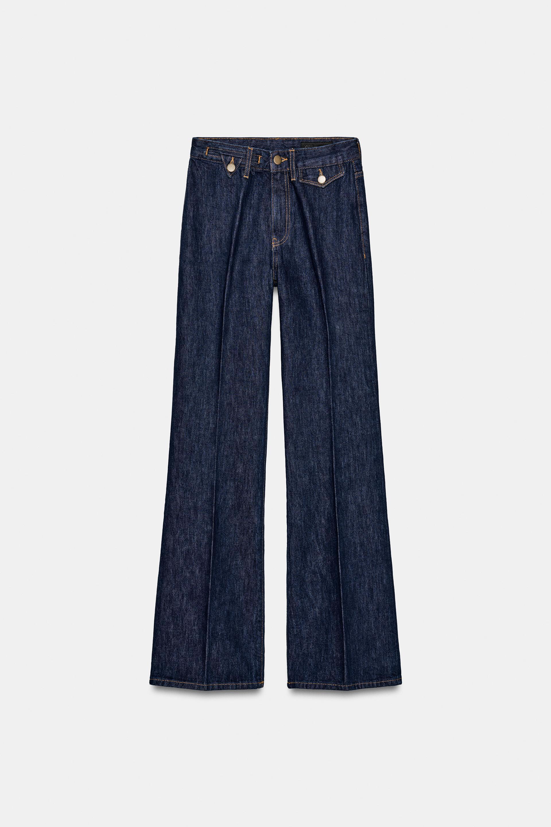ZW COLLECTION HIGH-WAIST FLARE JEANS by ZARA