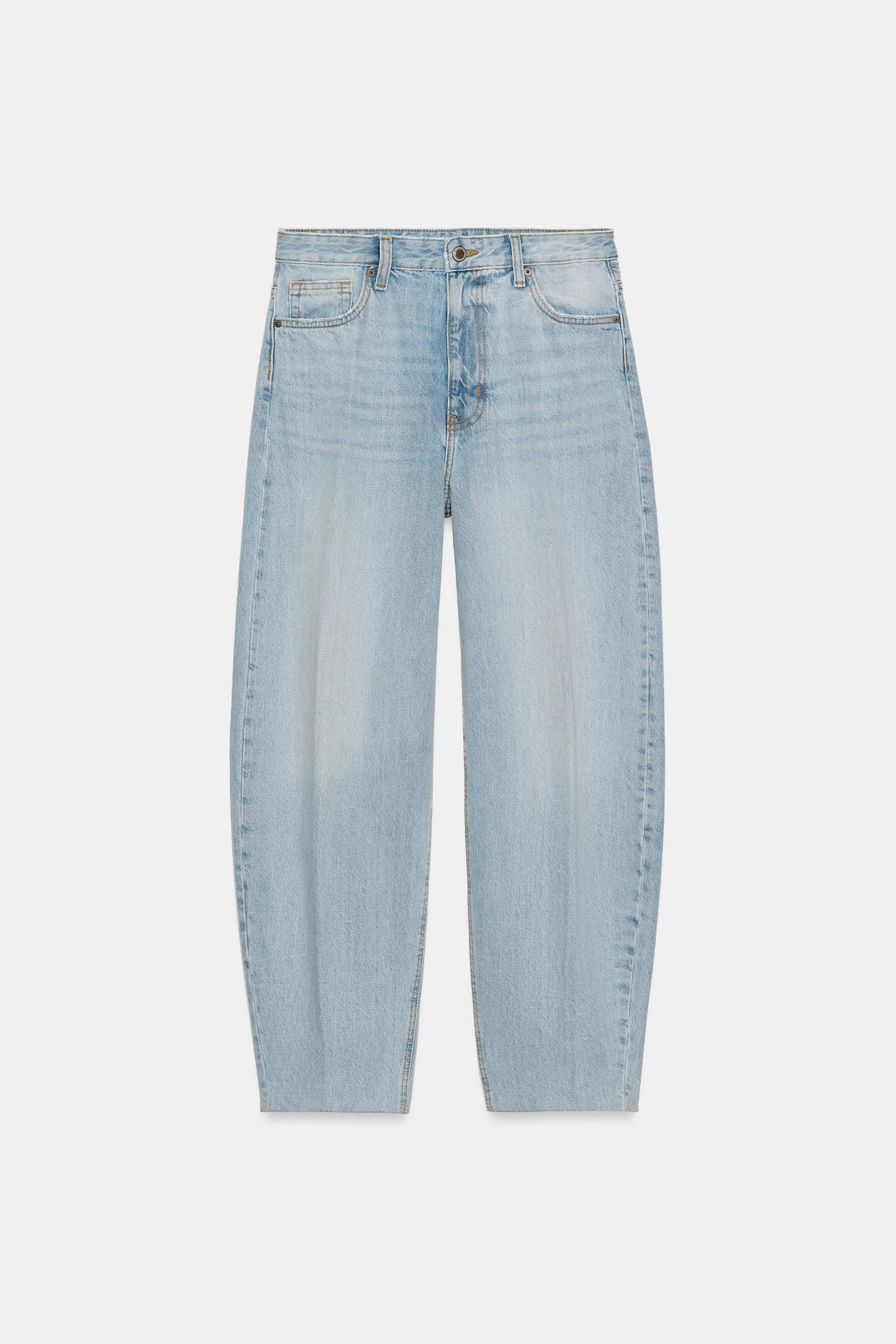 ZW COLLECTION HIGH-WAIST TAPERED JEANS by ZARA