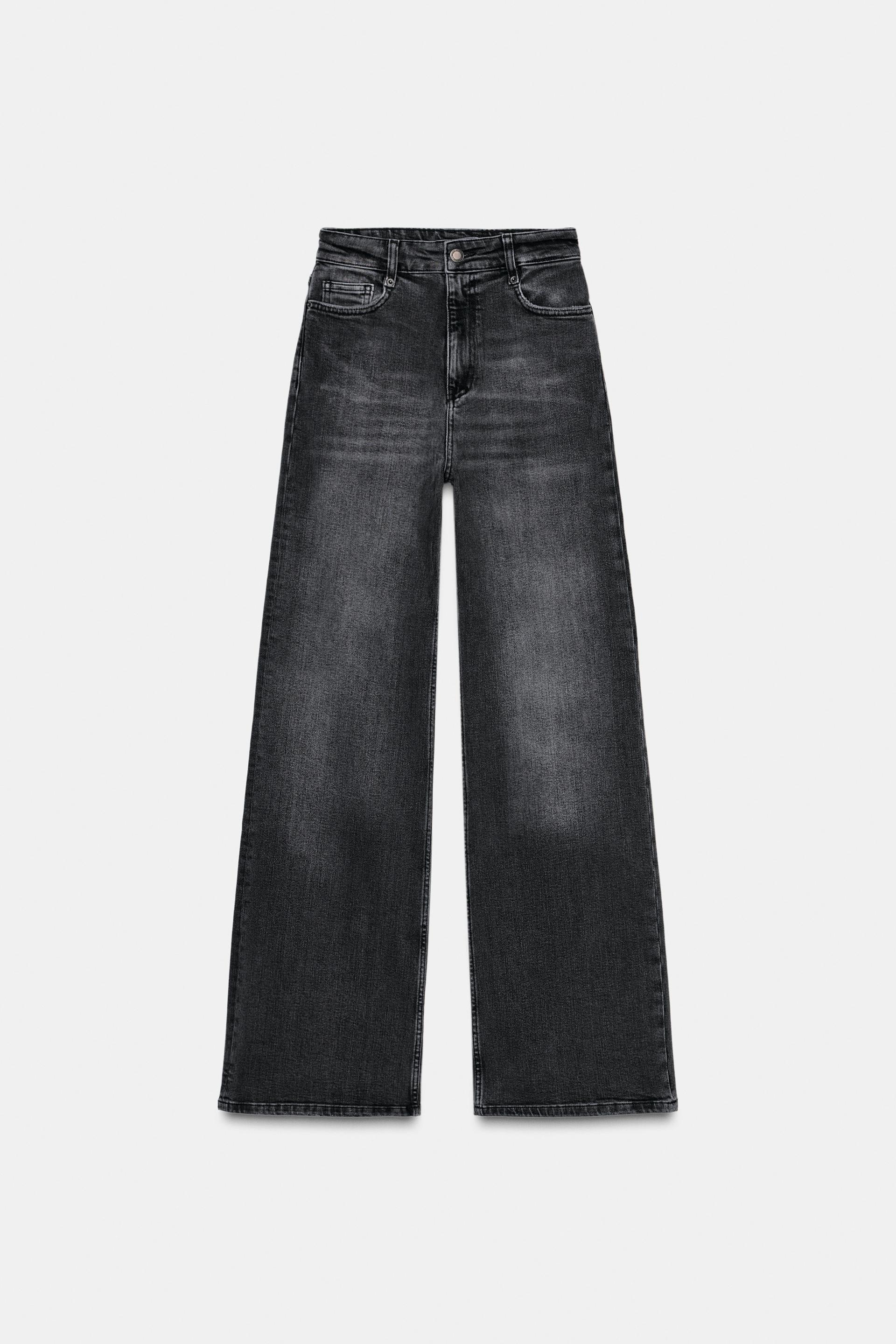 ZW COLLECTION HIGH WAIST WIDE LEG JEANS by ZARA