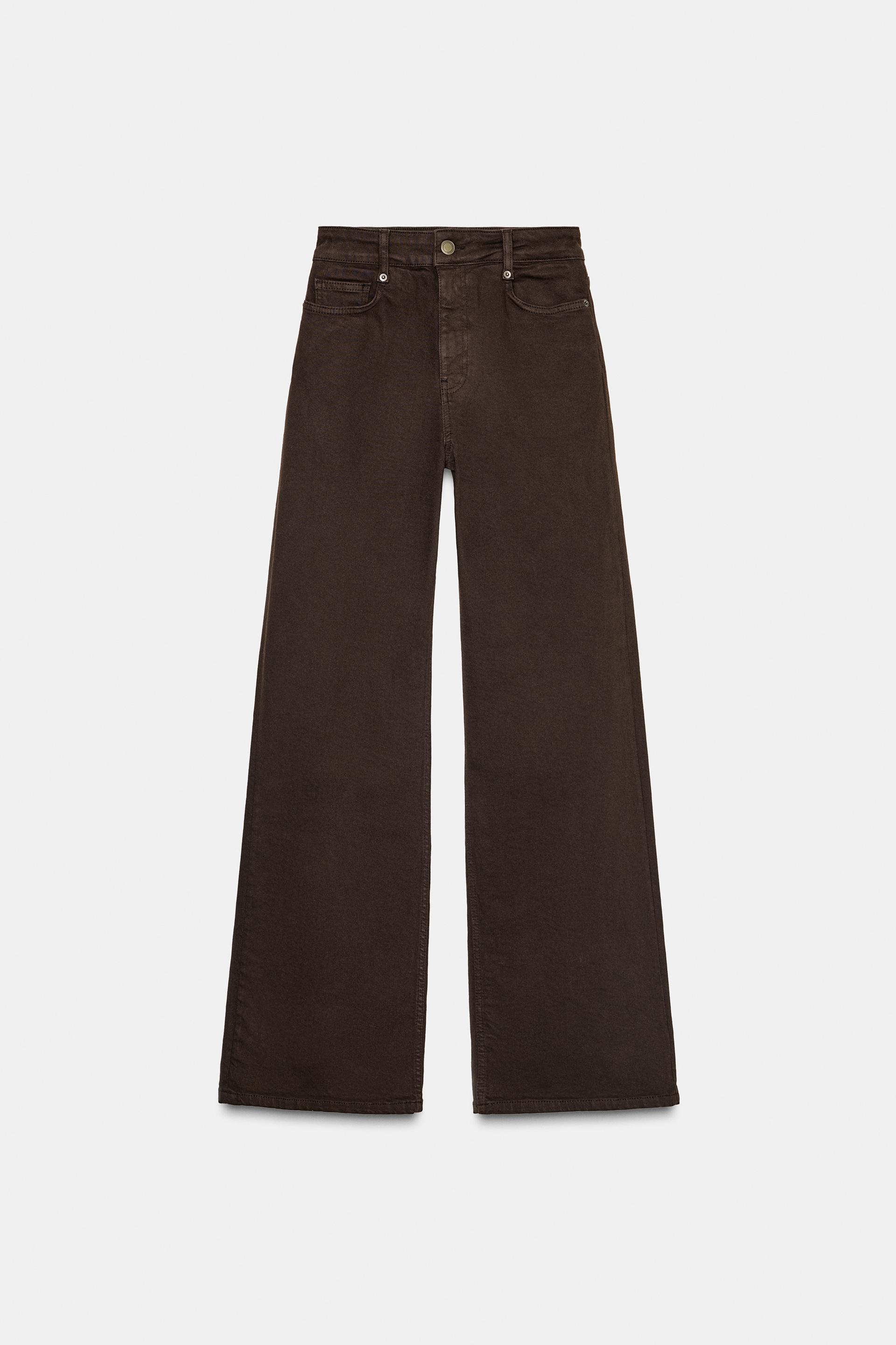 ZW COLLECTION HIGH WAIST WIDE LEG JEANS by ZARA