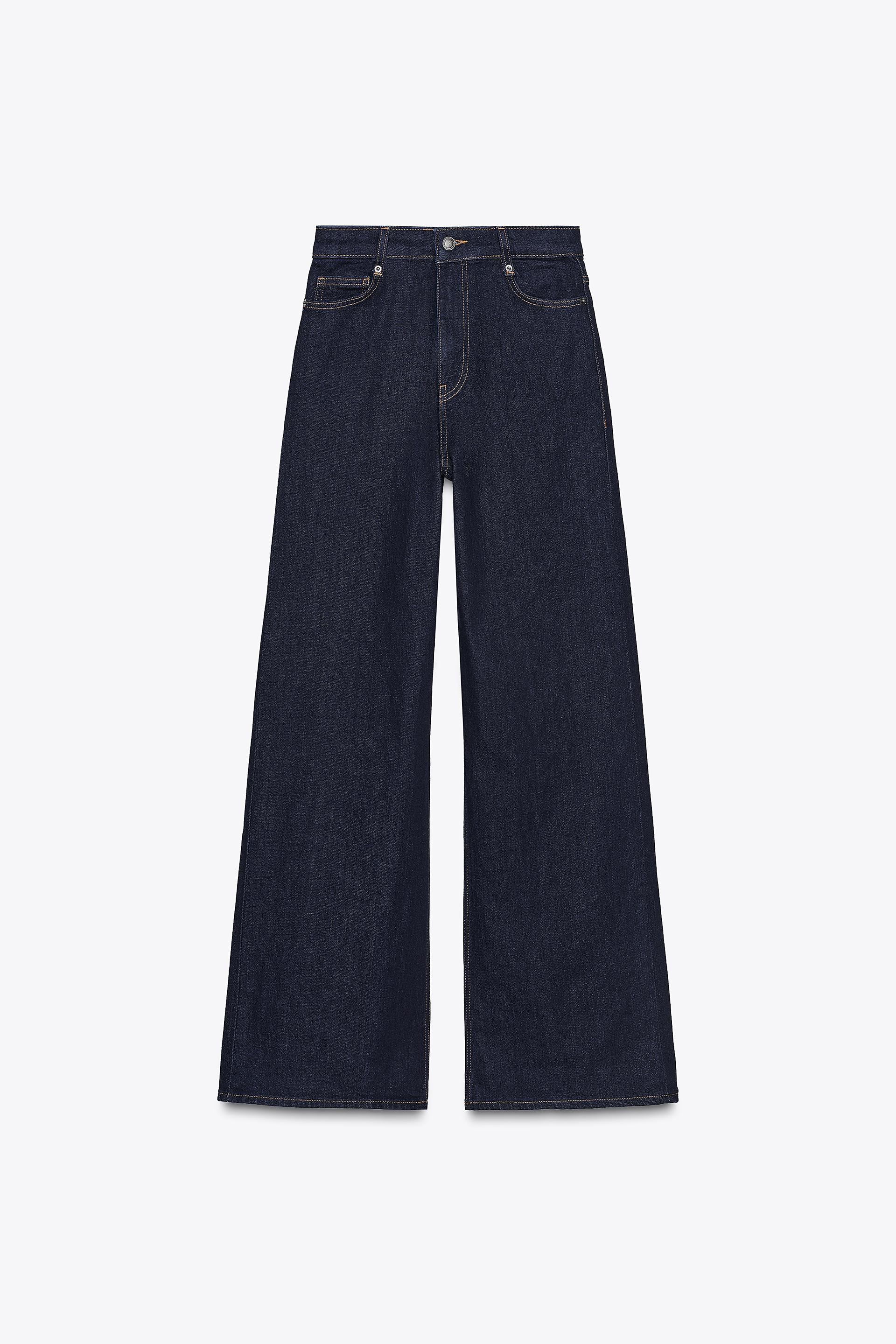ZW COLLECTION HIGH WAIST WIDE LEG JEANS by ZARA