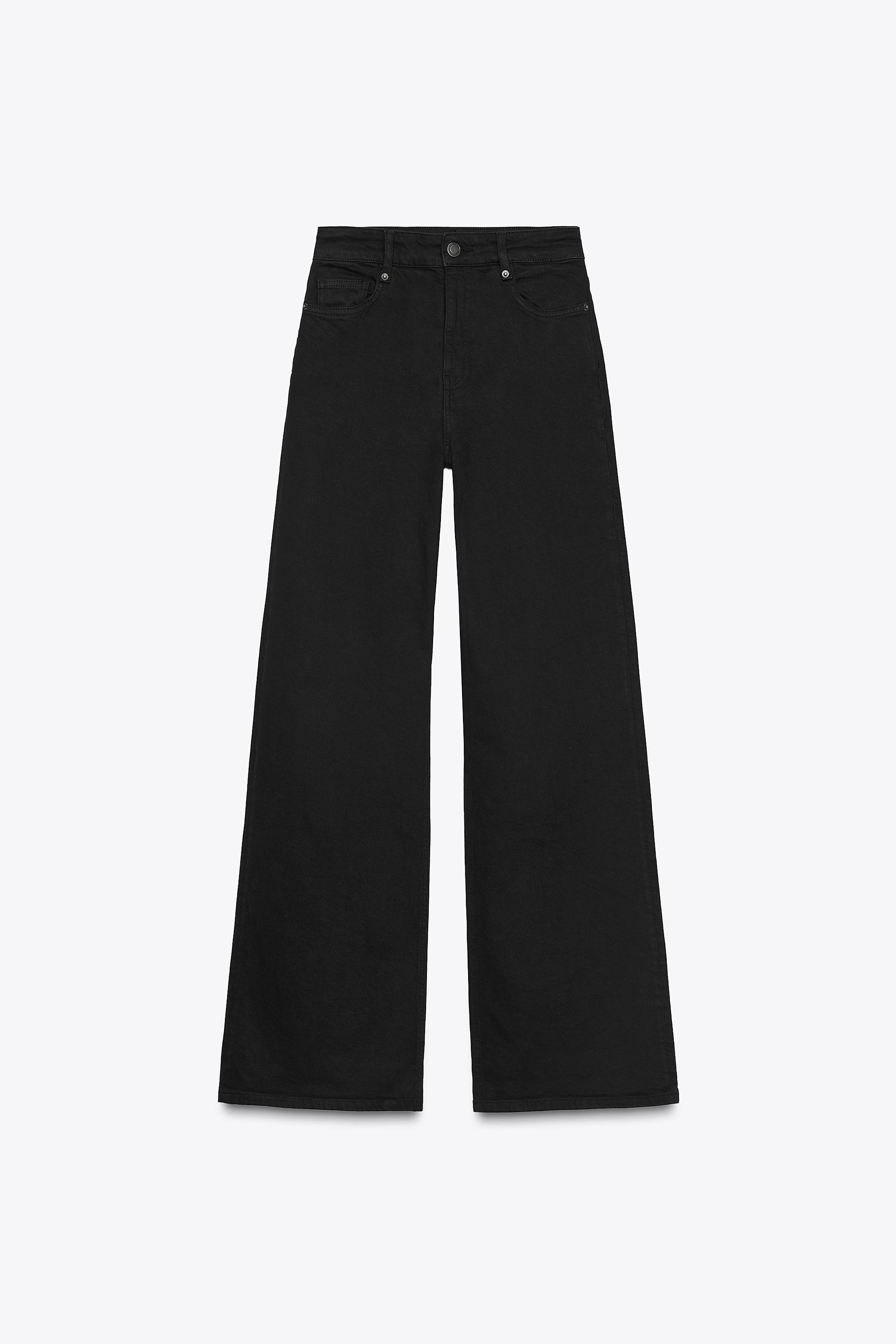 ZW COLLECTION HIGH WAIST WIDE LEG JEANS by ZARA