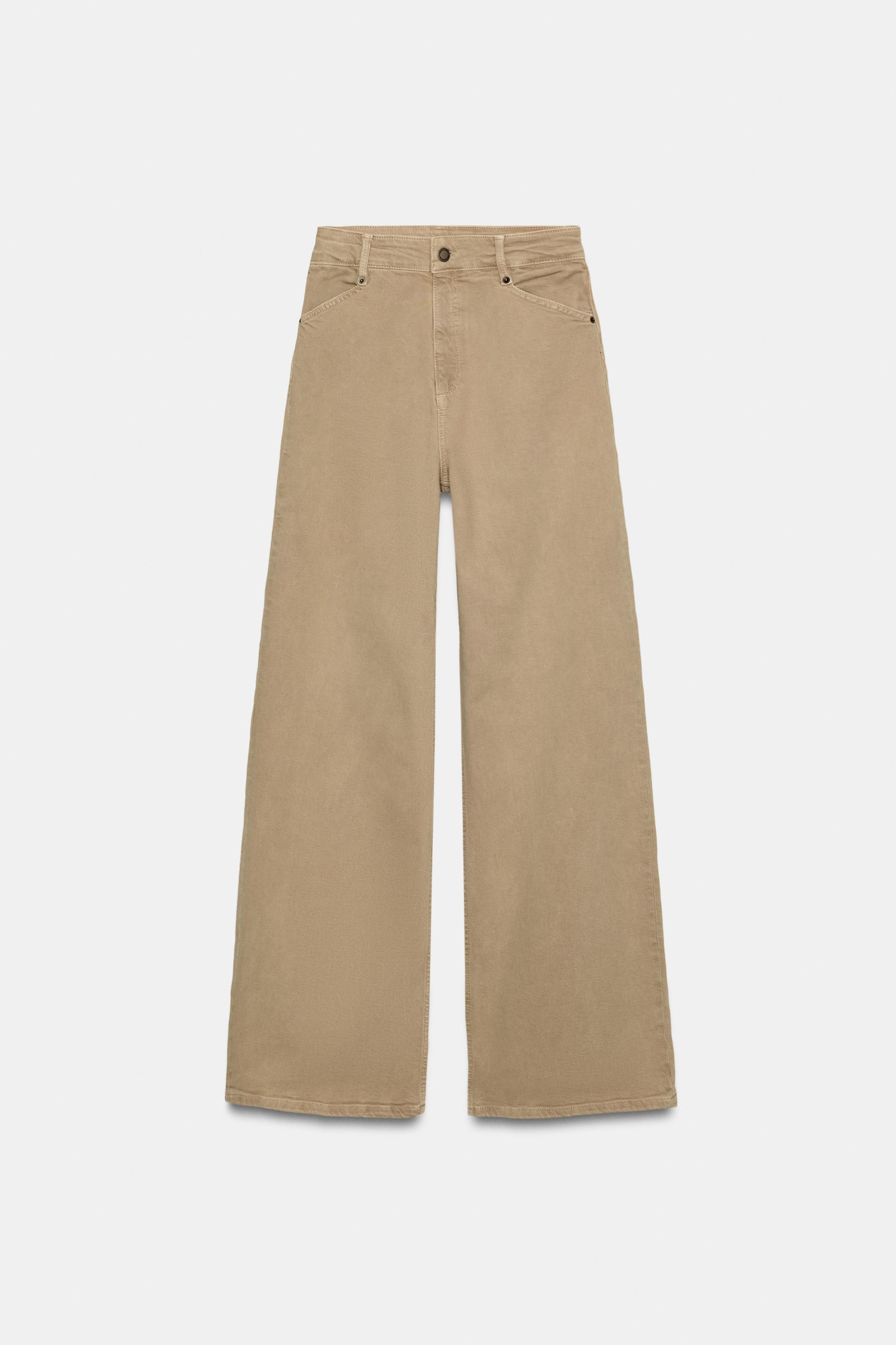 ZW COLLECTION HIGH WAIST WIDE LEG JEANS by ZARA