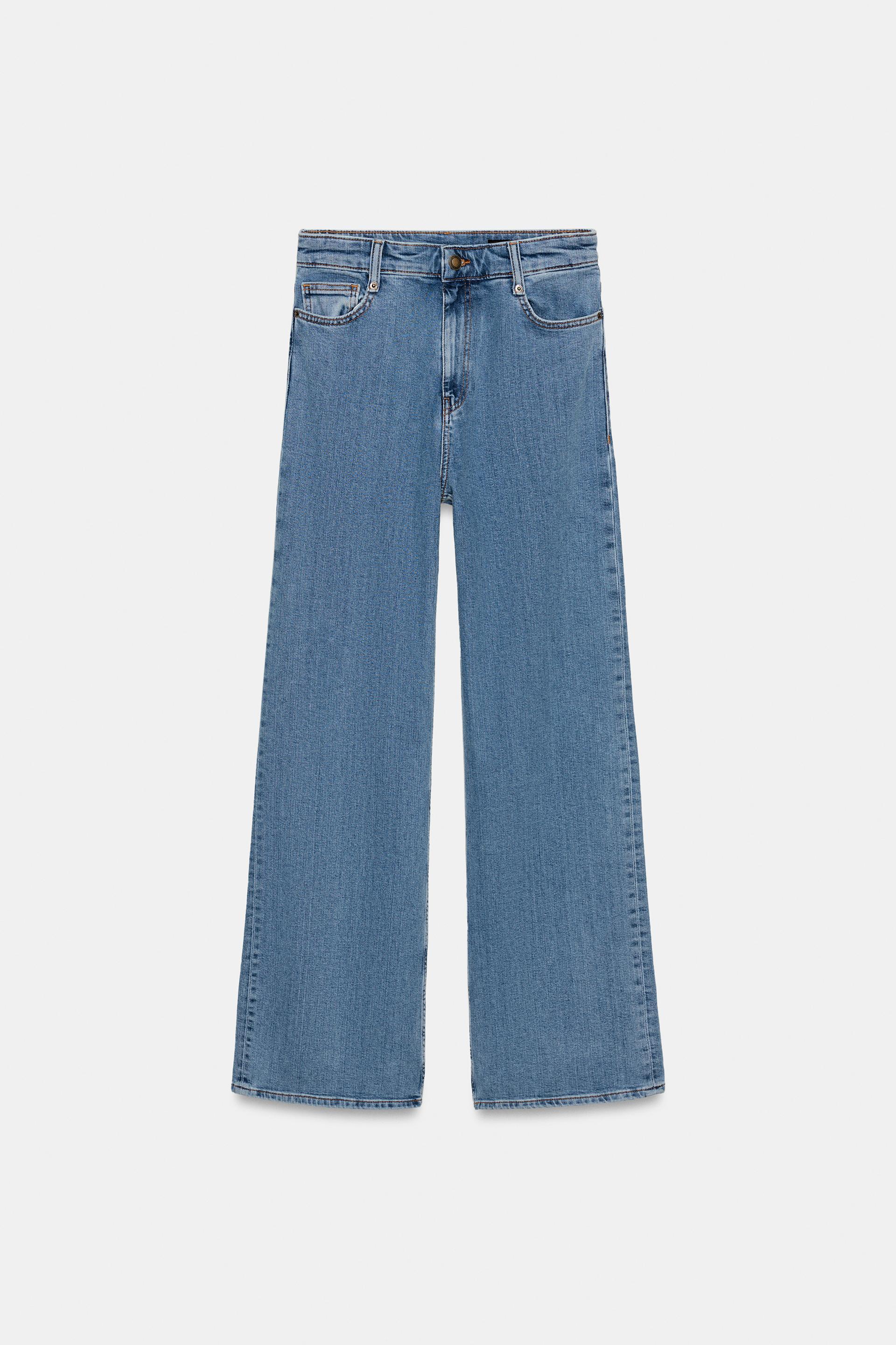 ZW COLLECTION HIGH-WAIST WIDE LEG JEANS by ZARA