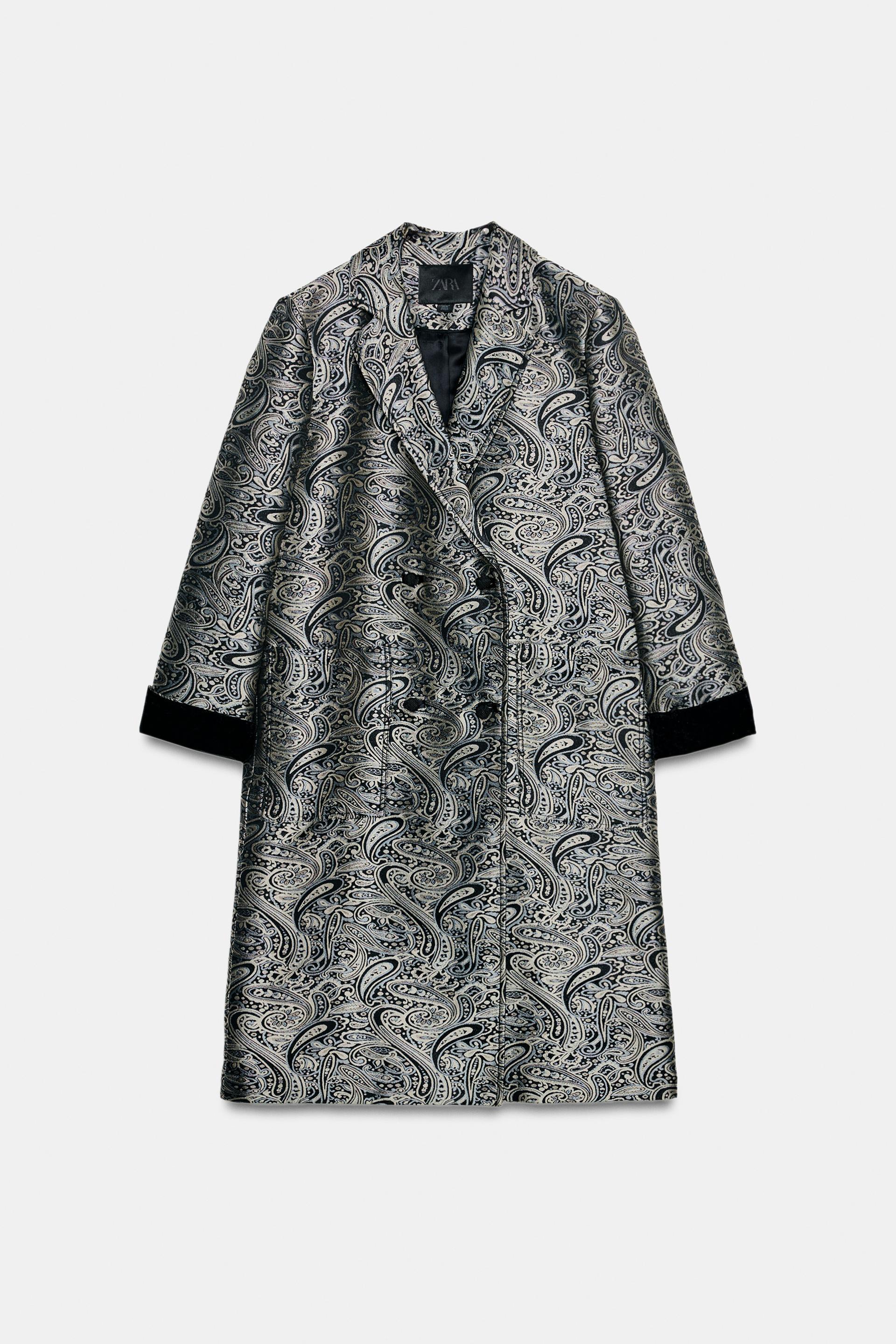 ZW COLLECTION JACQUARD COAT by ZARA