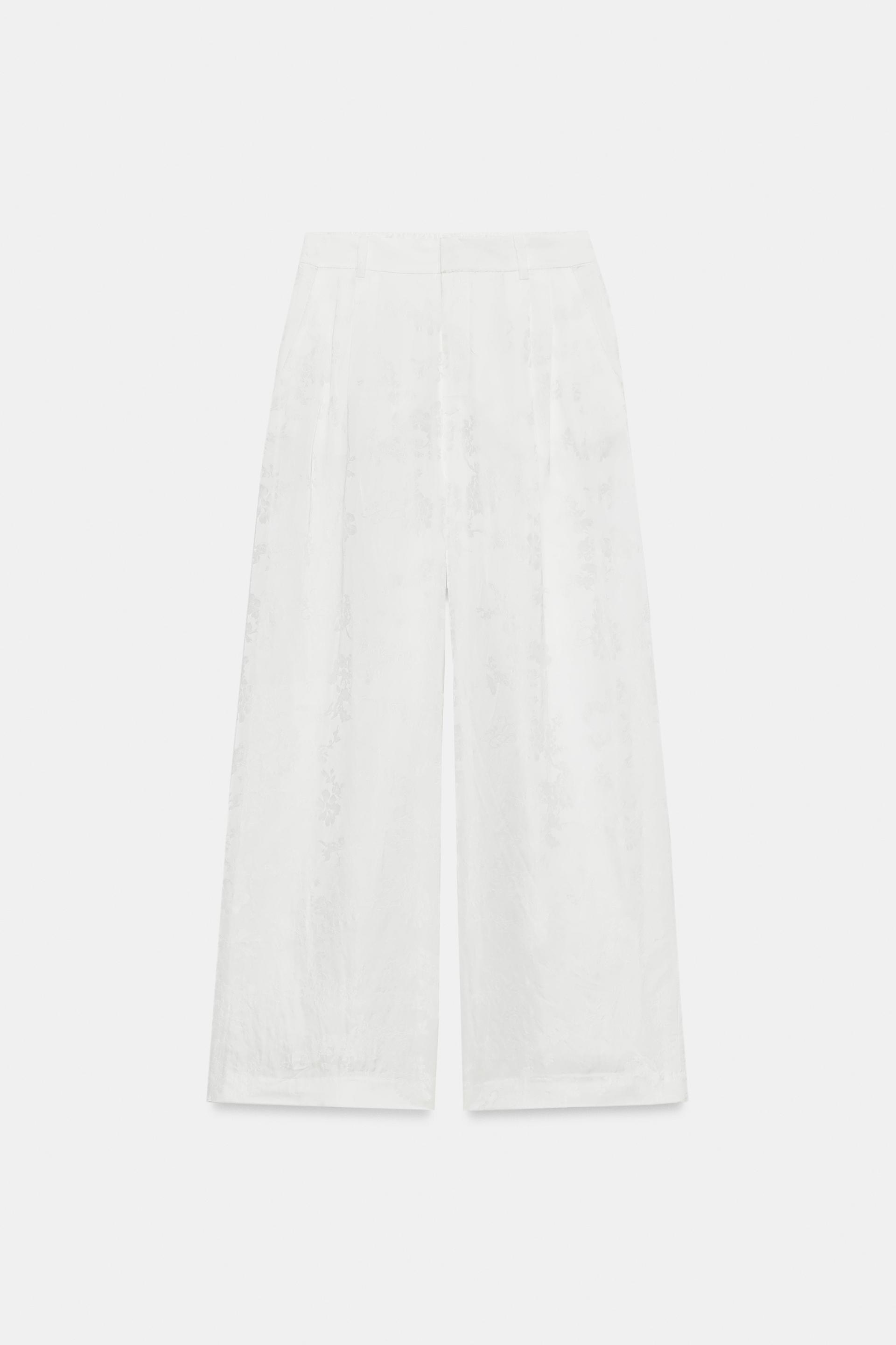 ZW COLLECTION JACQUARD PANTS LIMITED EDITION by ZARA