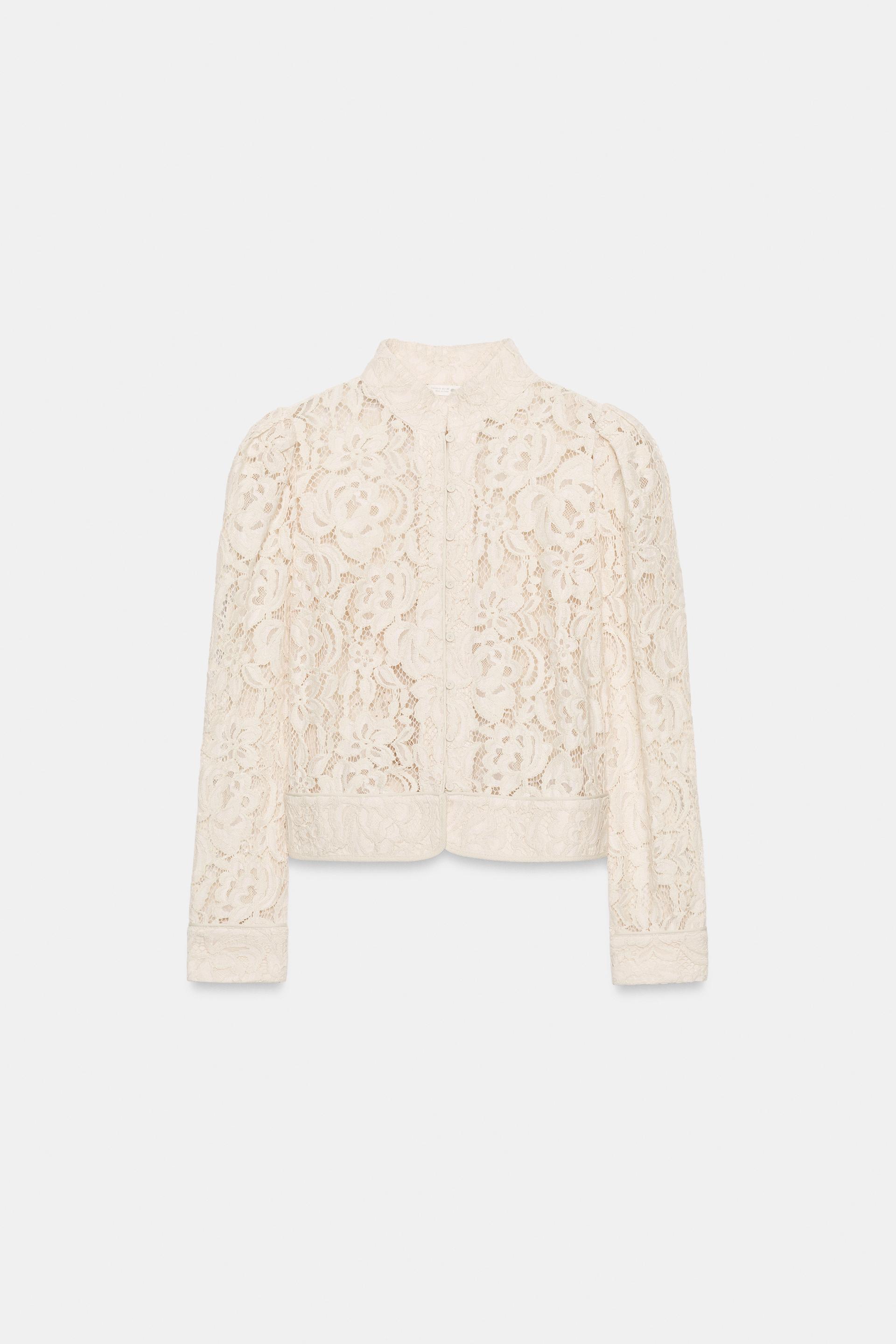 ZW COLLECTION LACE BLAZER by ZARA