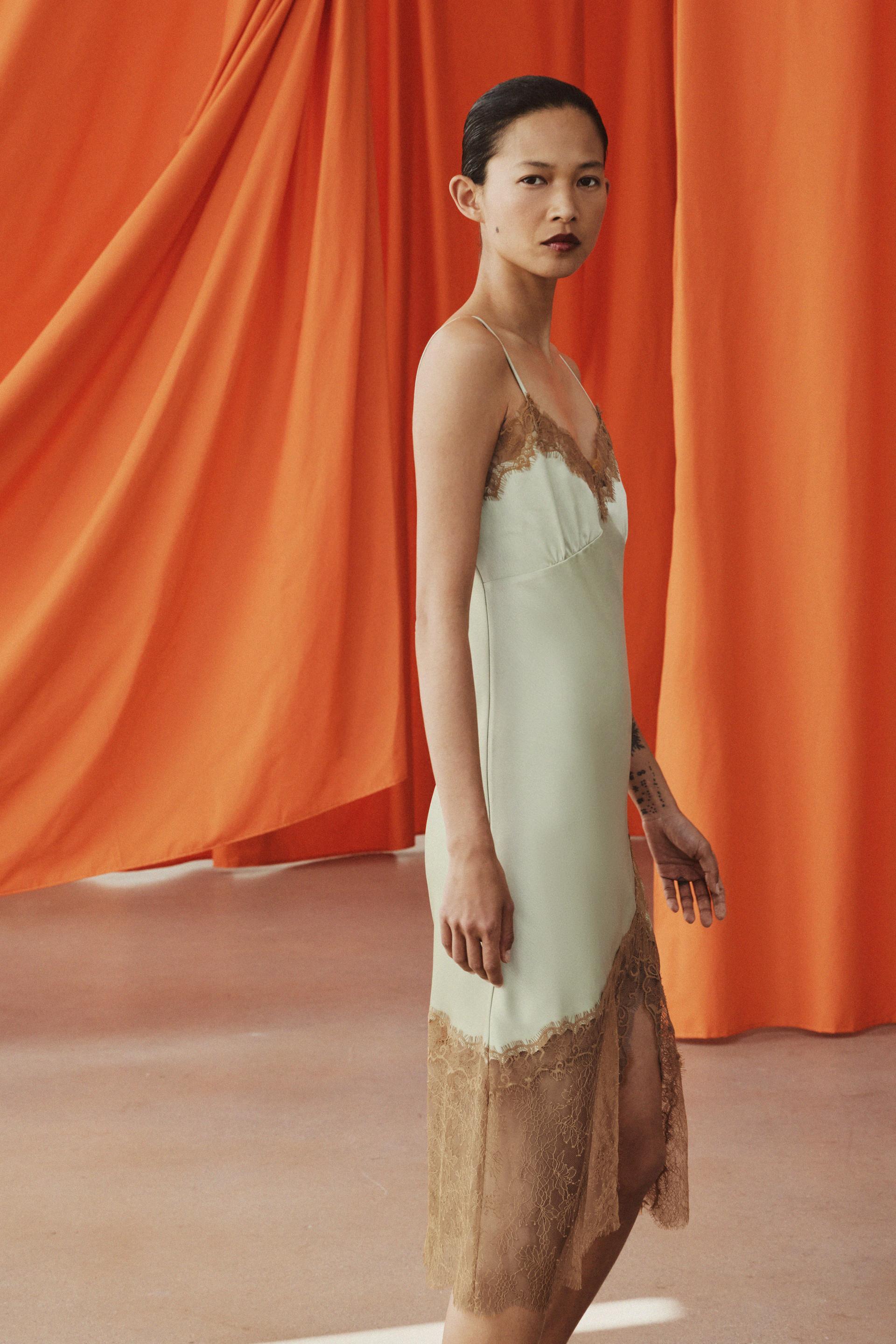 ZW COLLECTION LACE SLIP DRESS by ZARA