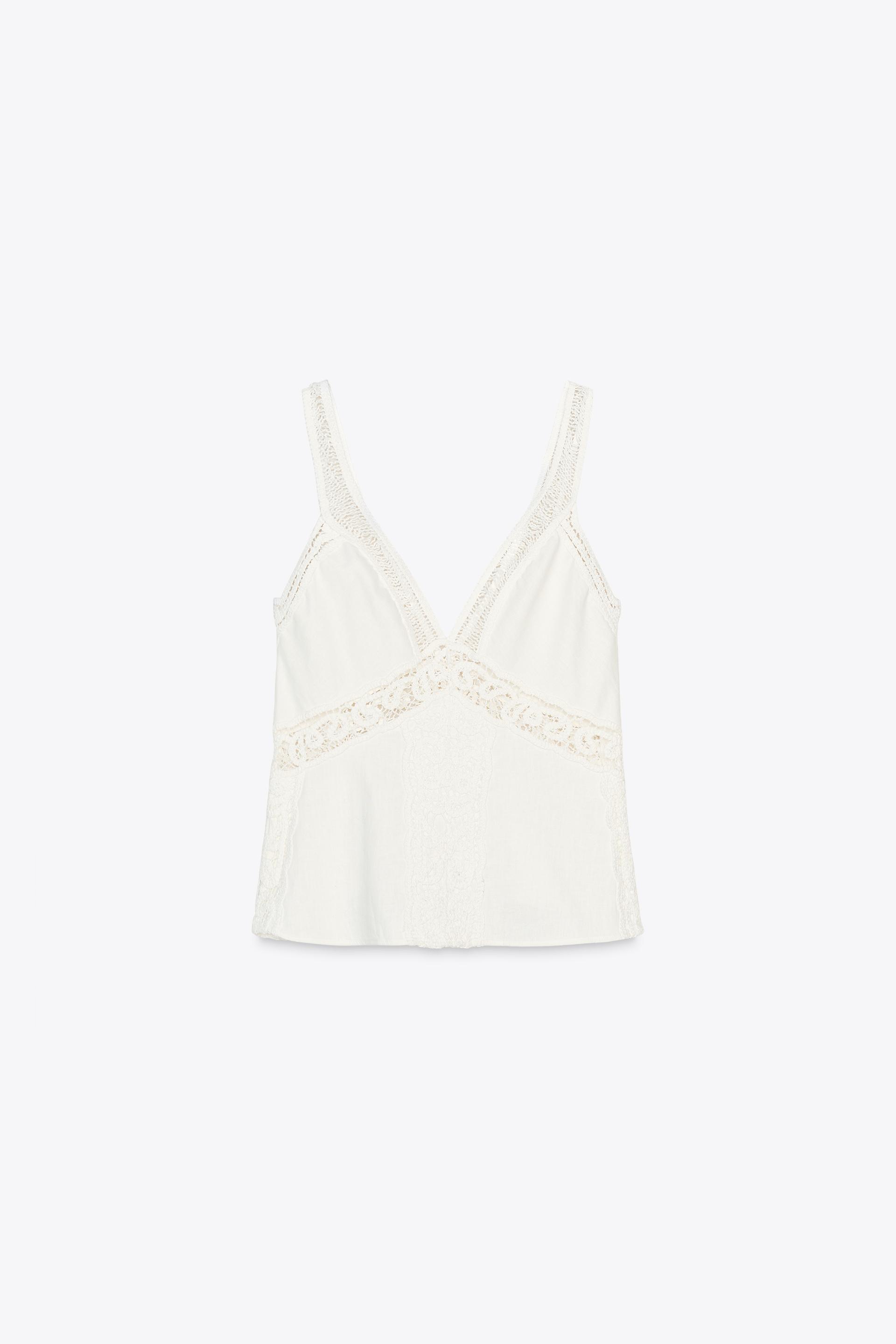 ZW COLLECTION LACE TOP by ZARA