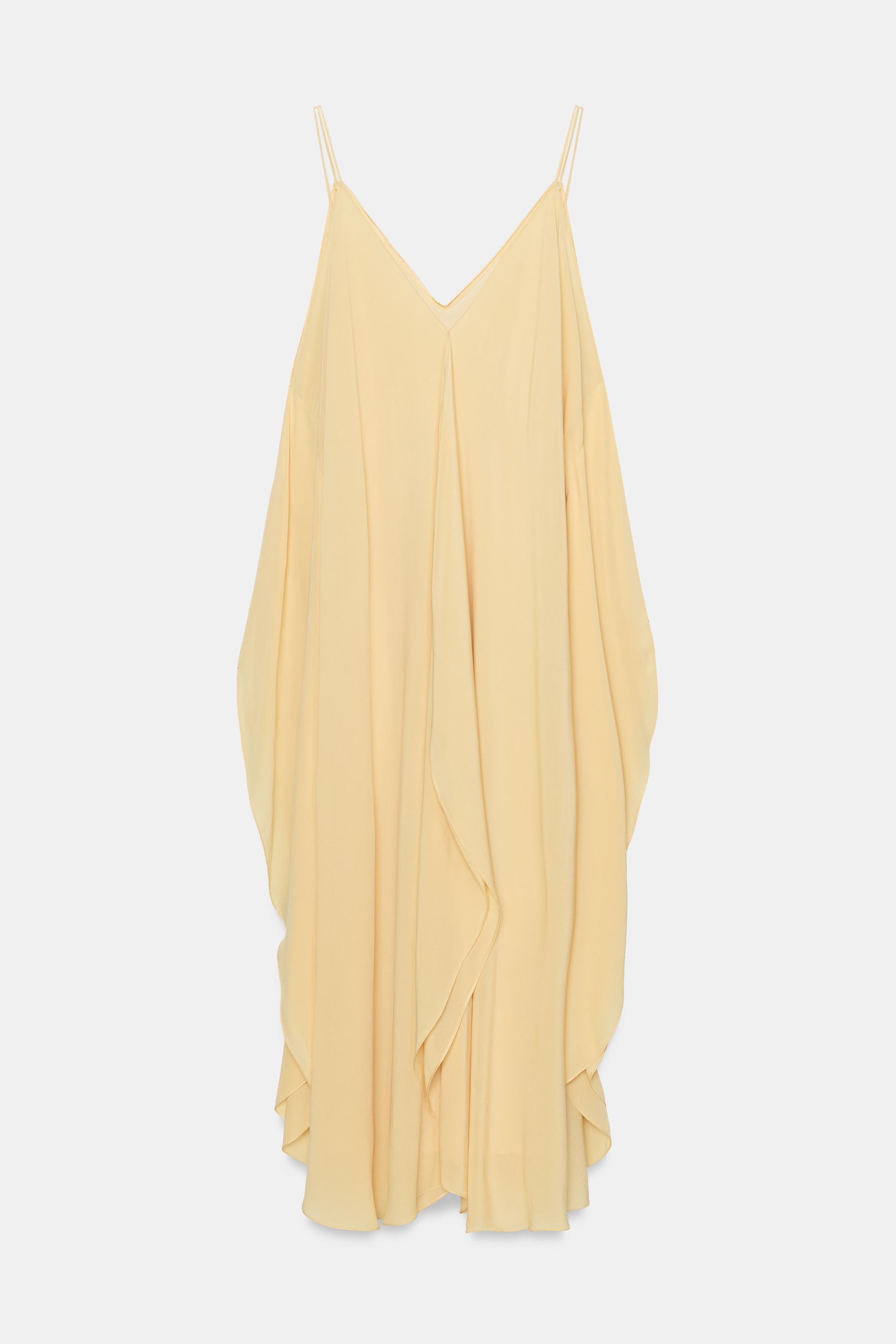 ZW COLLECTION LIMITED EDITION FLOWY RUFFLED DRESS by ZARA