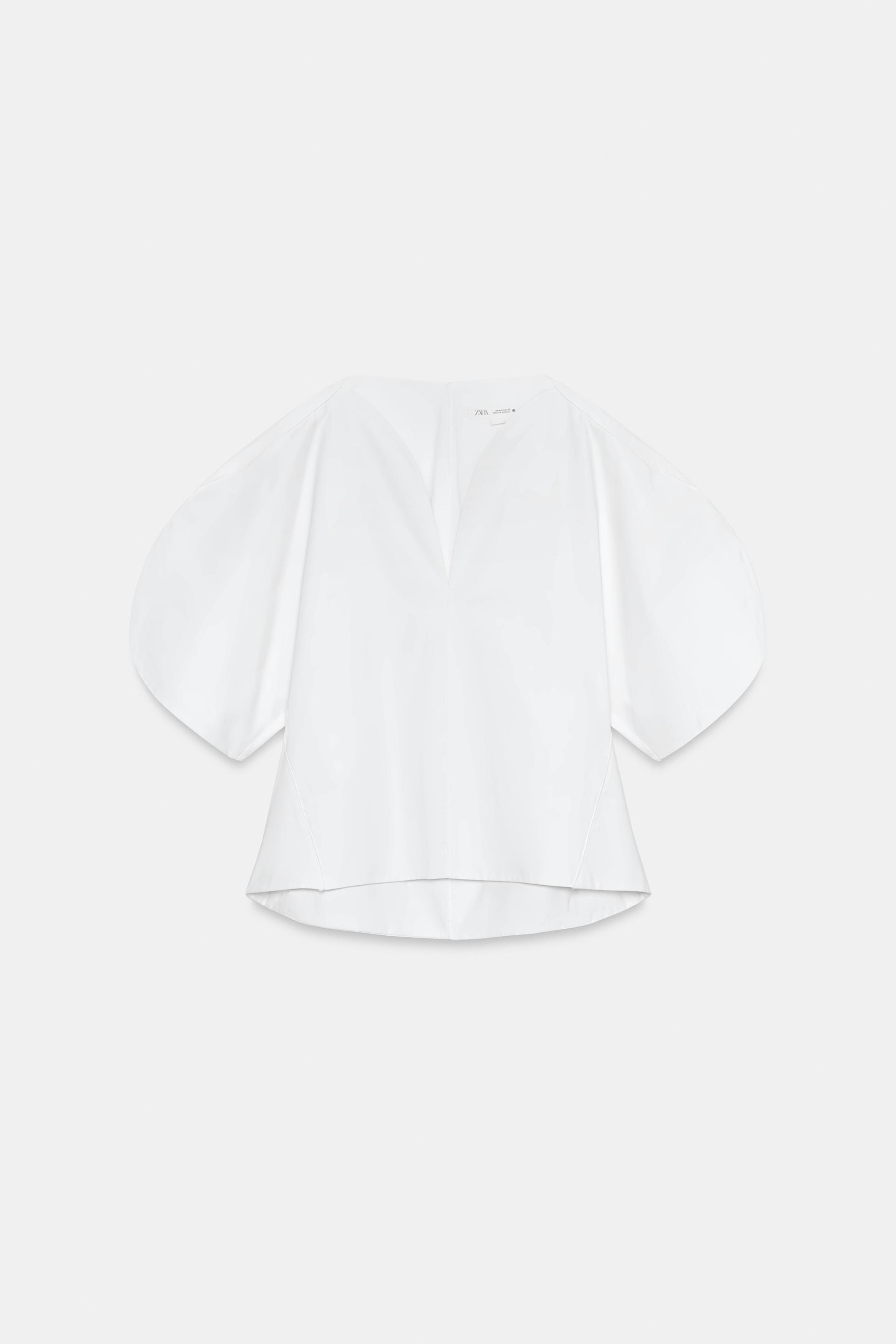 ZW COLLECTION LIMITED EDITION POPLIN TOP by ZARA