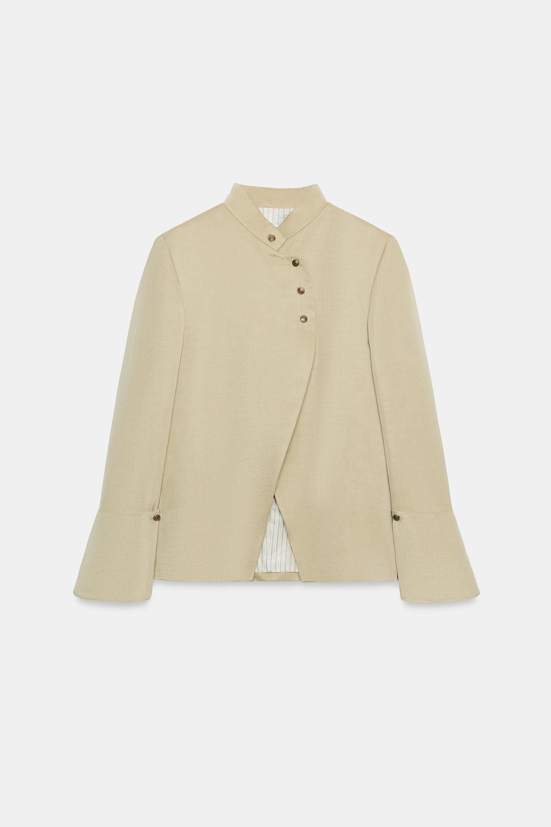 ZW COLLECTION LIMITED EDITION RUFFLED BLAZER by ZARA